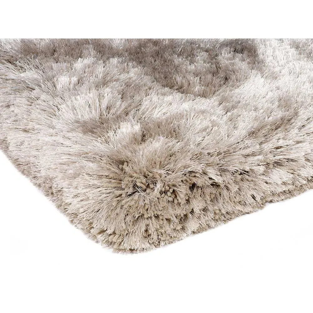 Plush Square Rug - Sand, Polyester