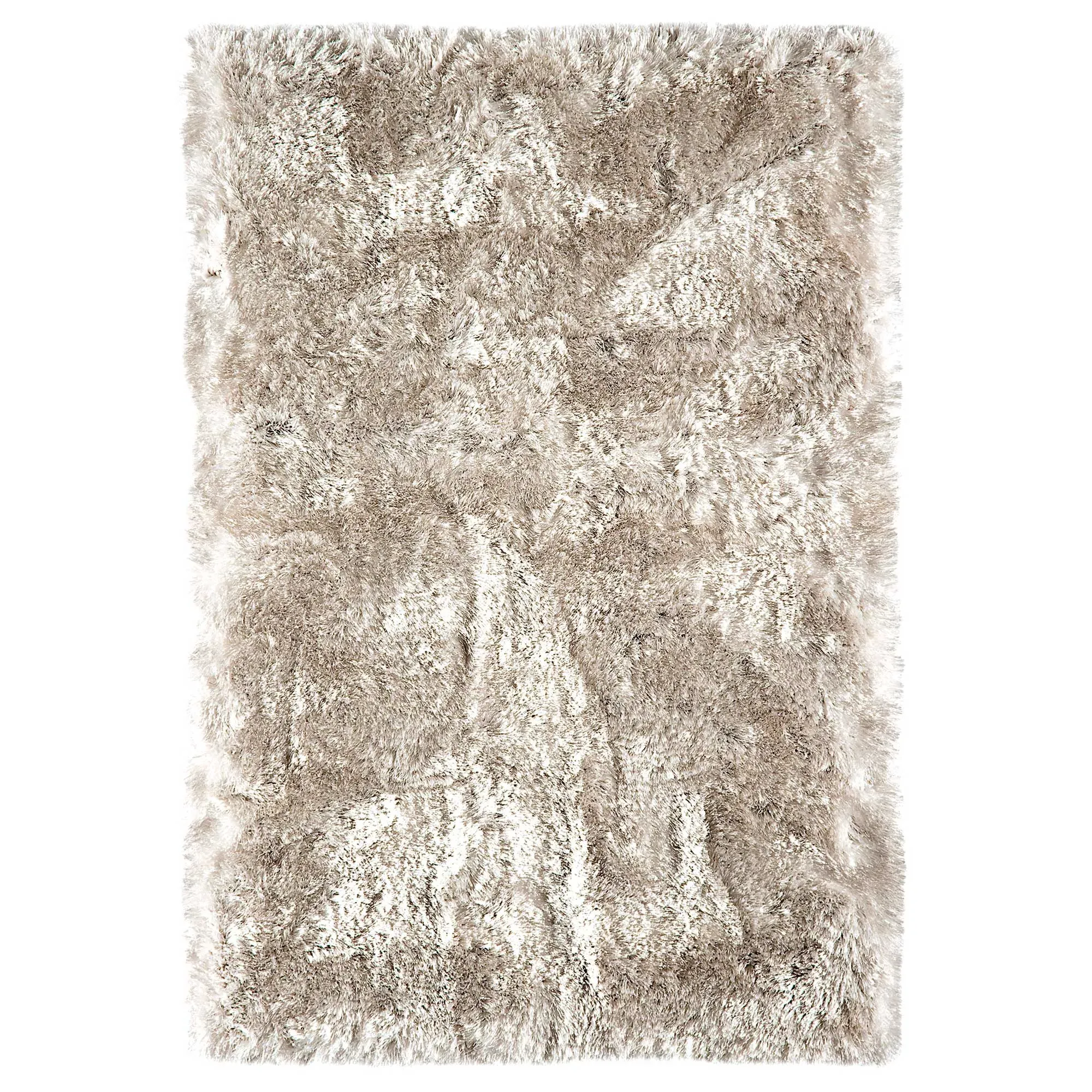 Plush Square Rug - Sand, Polyester