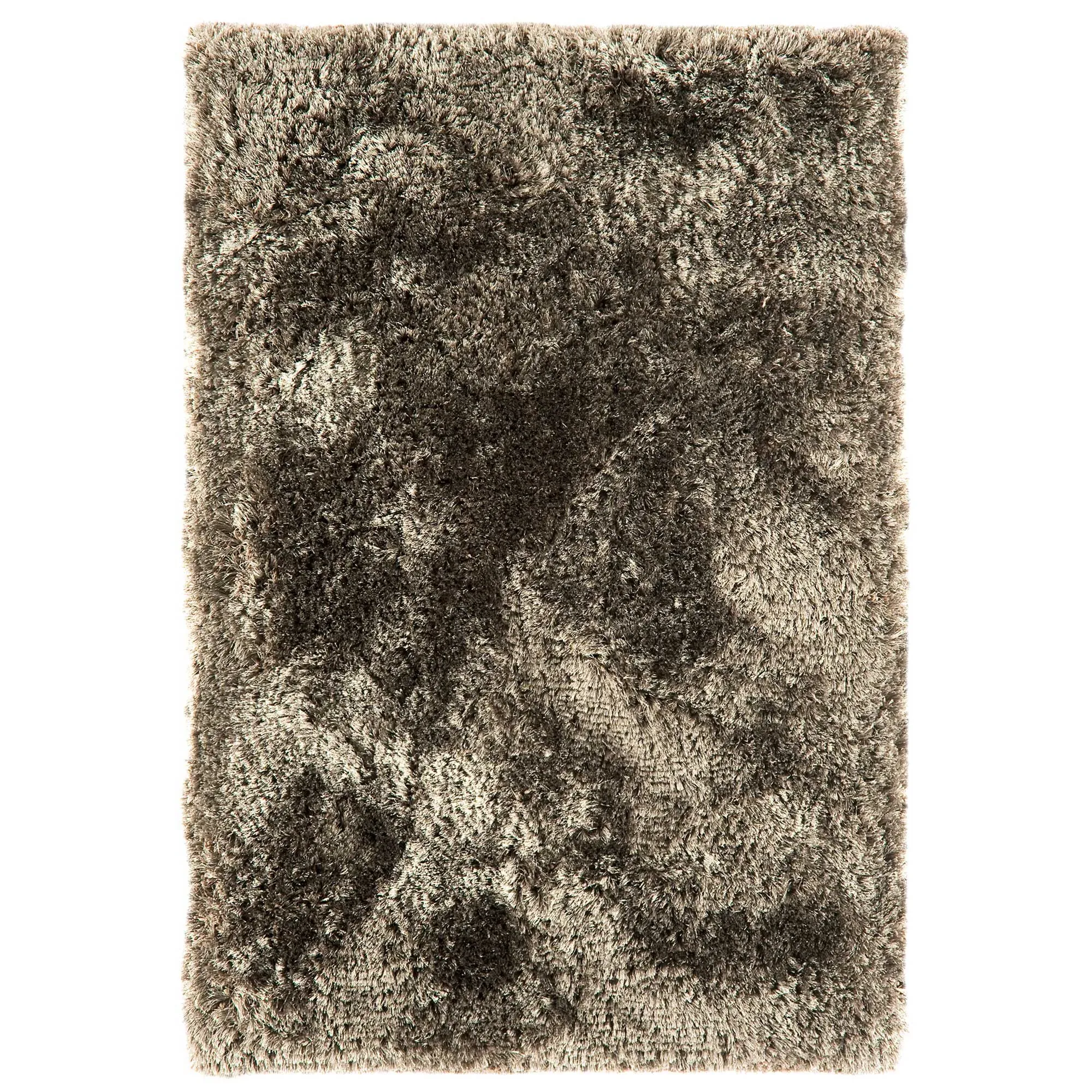 Plush Square Rug - Taupe, Polyester