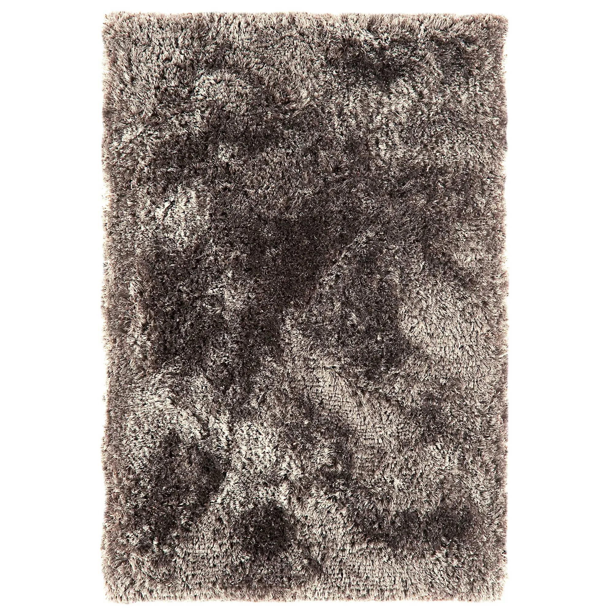 Plush Square Rug - Zinc, Polyester