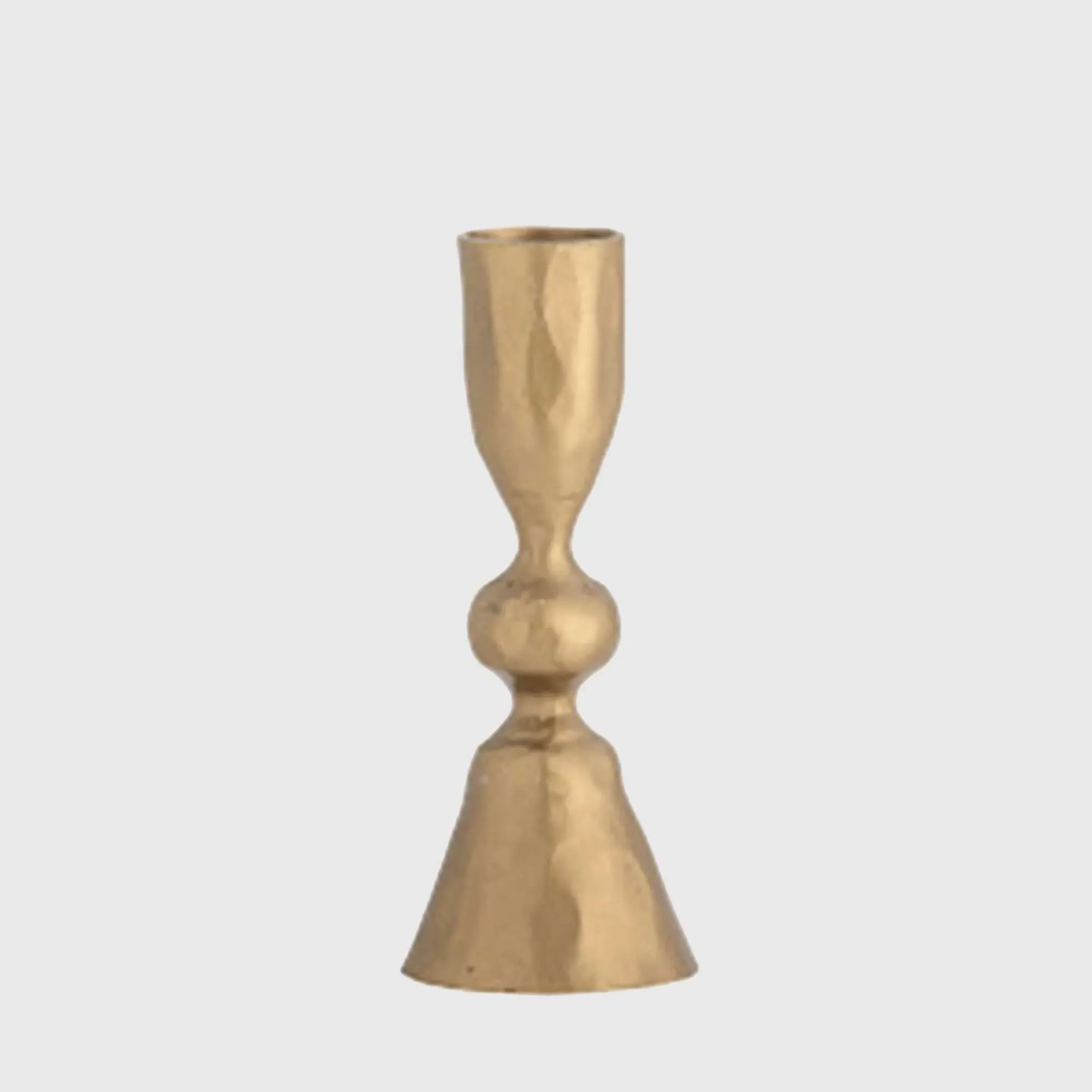 Polished Candlestick - Gold, Metal image