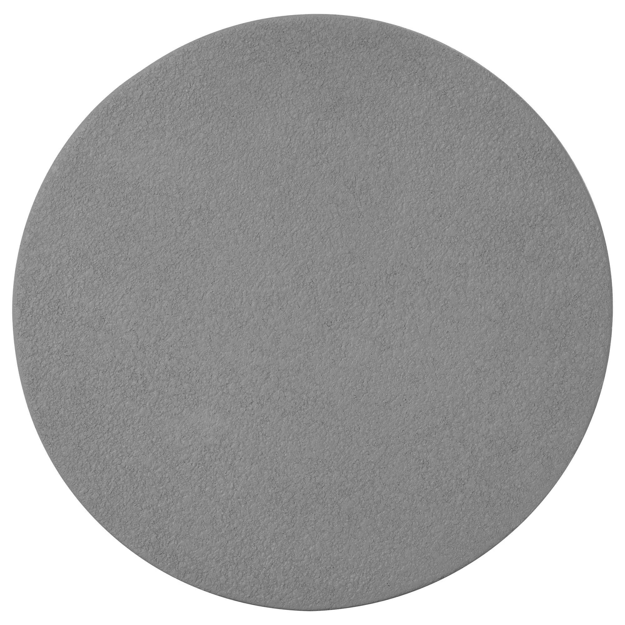 Pori Round Stool - Grey, Fiberglass