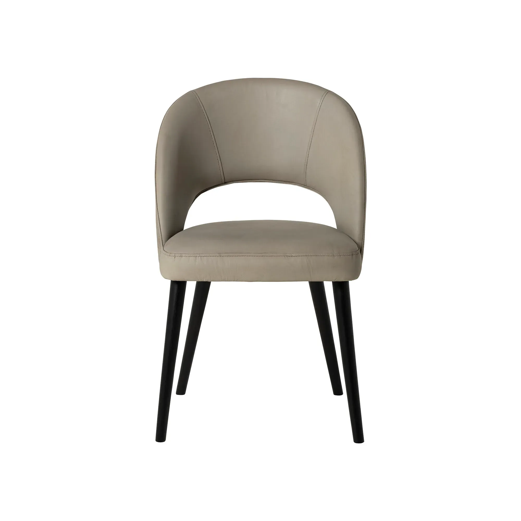 Pure Furniture Beck Dining Chair - Grey, Leather