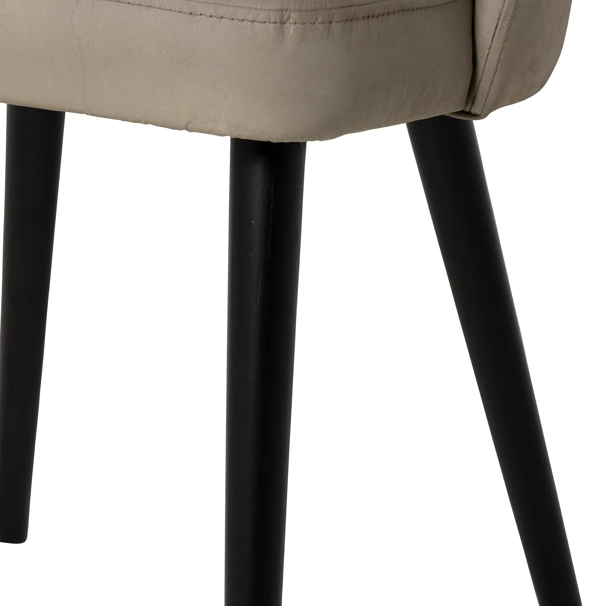 Pure Furniture Beck Dining Chair - Grey, Leather