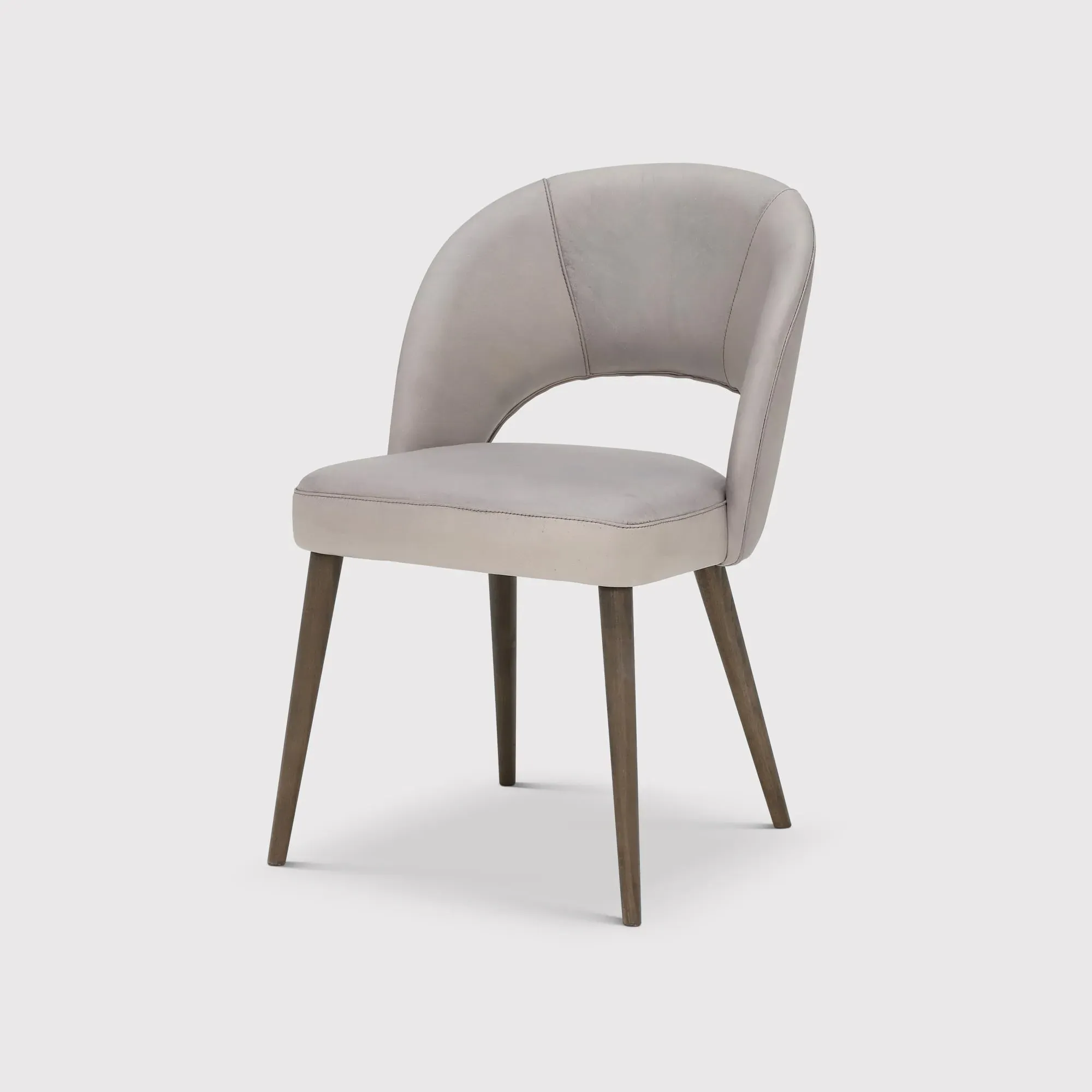 Pure Furniture Beck Dining Chair - Grey, Leather