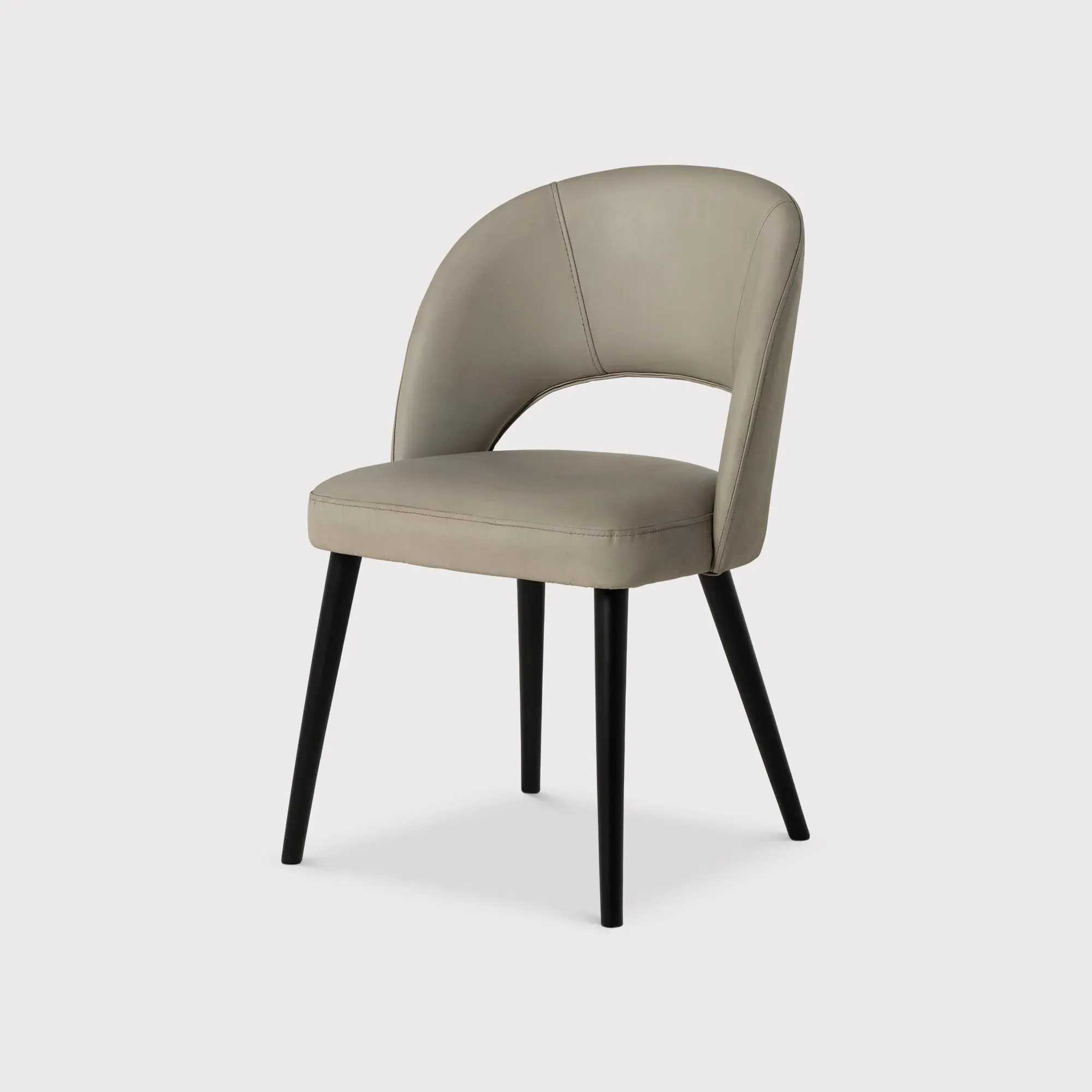 Pure Furniture Beck Dining Chair - Grey, Leather image