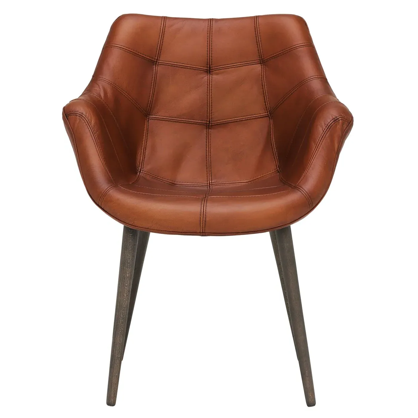 Pure Furniture Birinus Dining Chair - Brown, Leather