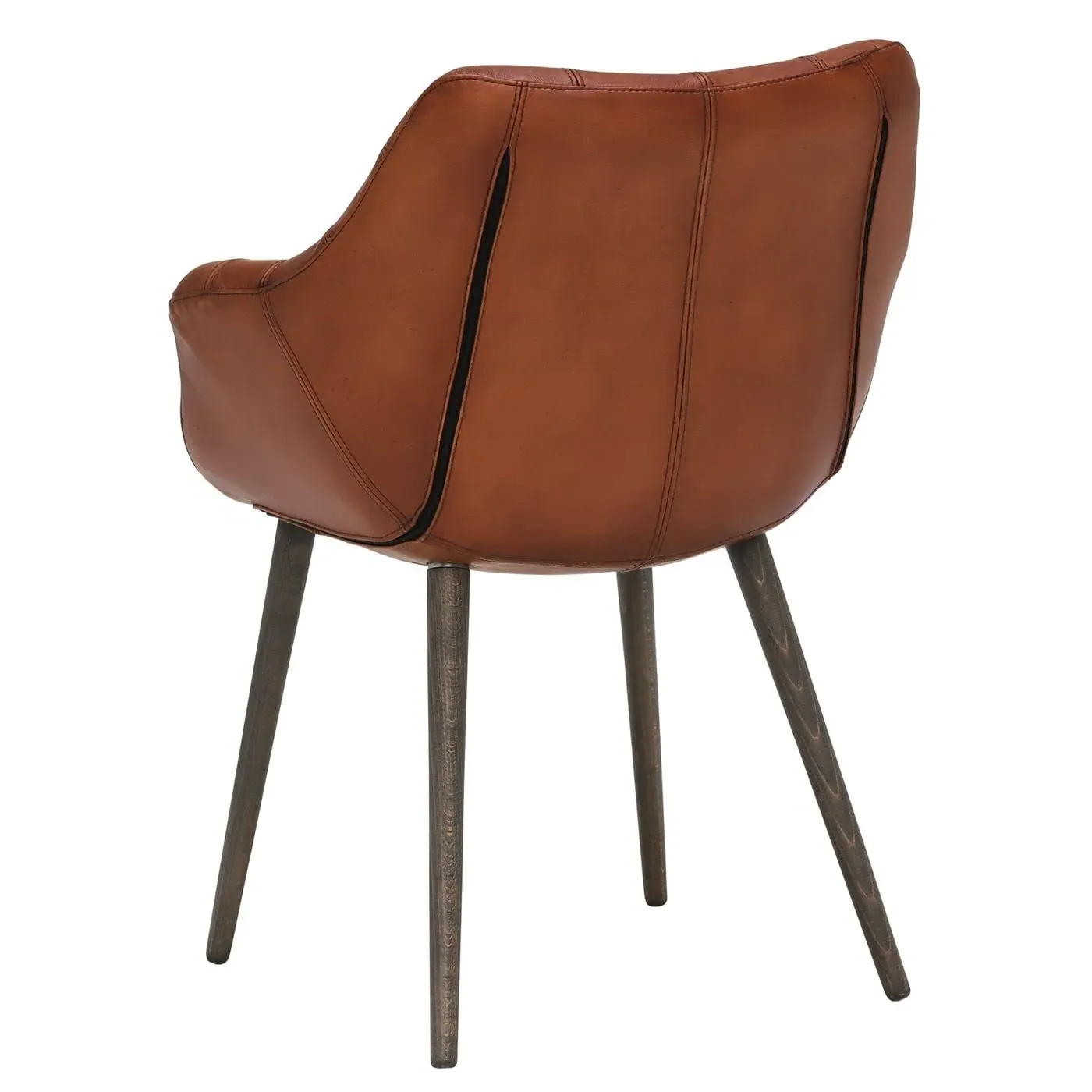 Pure Furniture Birinus Dining Chair - Brown, Leather