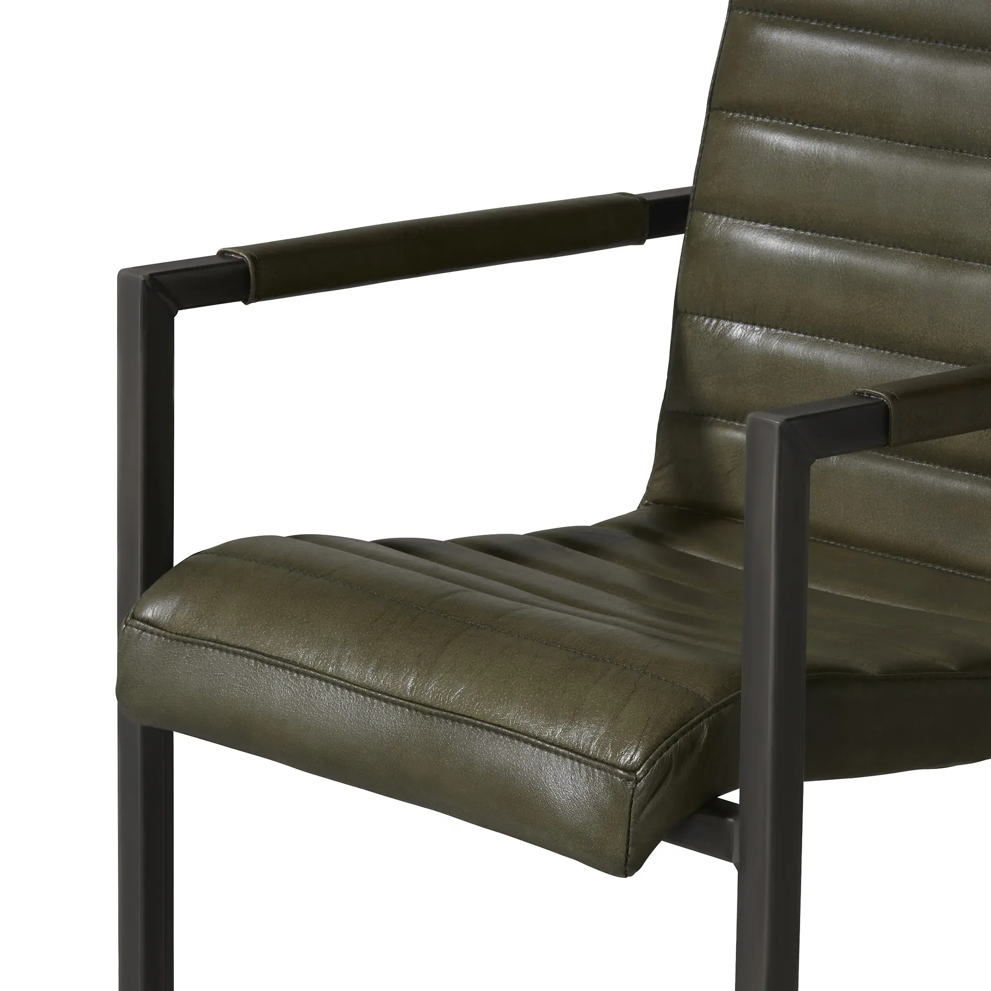 Pure Furniture Brutus Armchair - Green, Leather