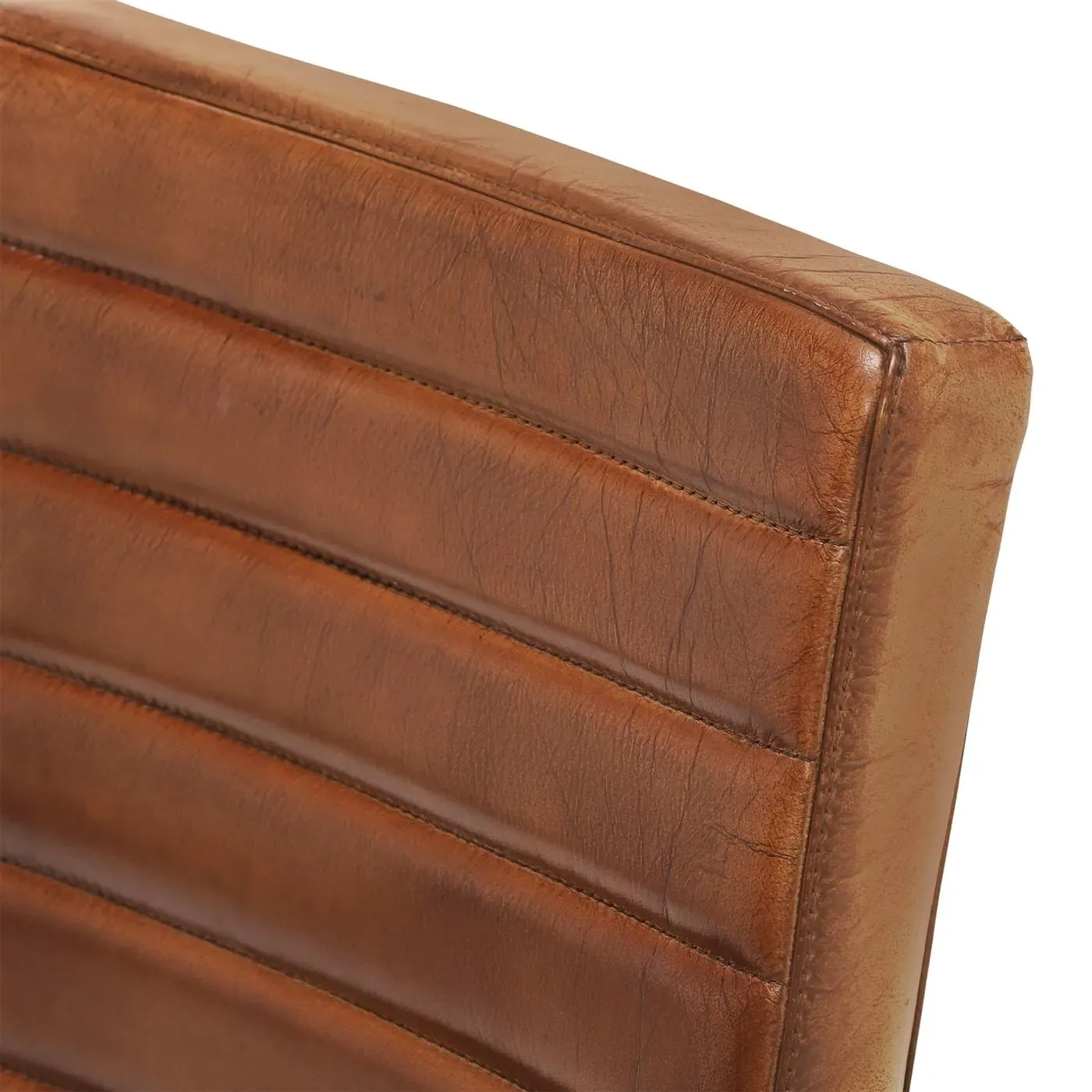 Pure Furniture Brutus Dining Chair with Arms - Brown, Leather