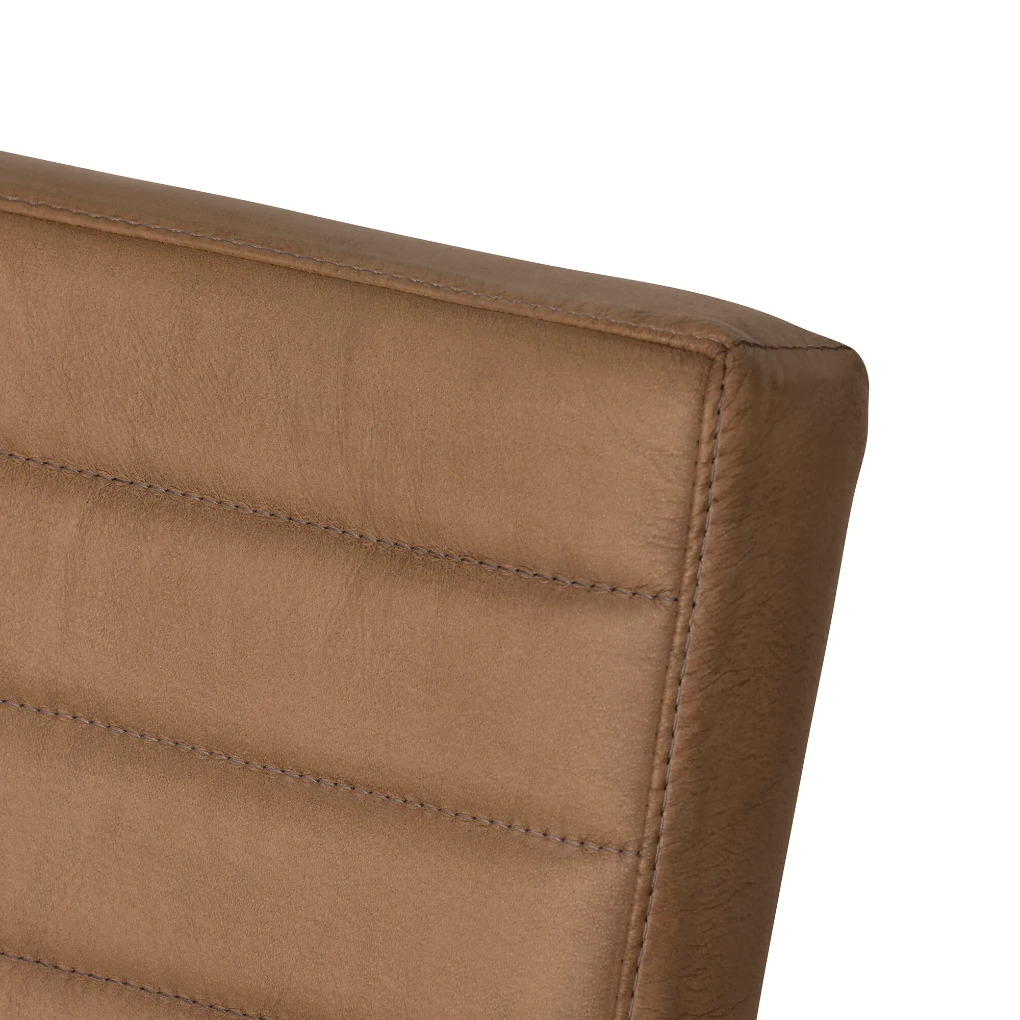 Pure Furniture Brutus Dining Chair with Arms - Brown, Leather