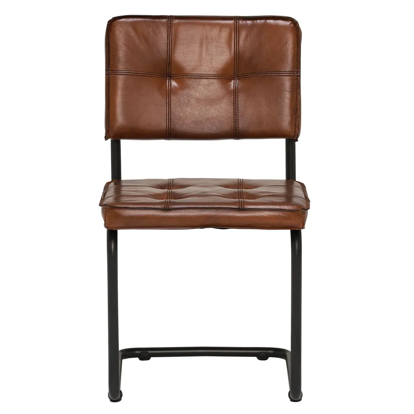 Pure Furniture Byron Dining Chair - Brown, Leather