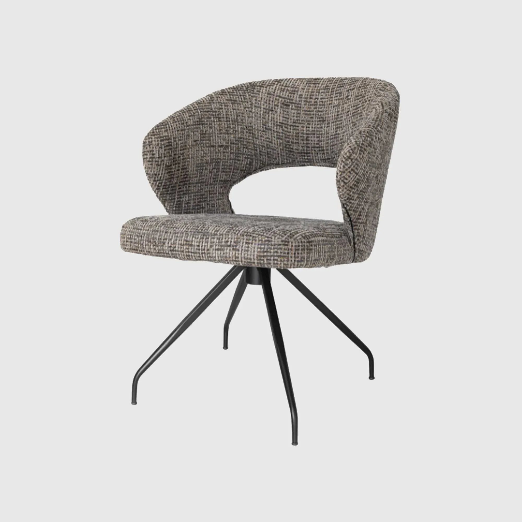 Pure Furniture Cagney Swivel Armchair - Black