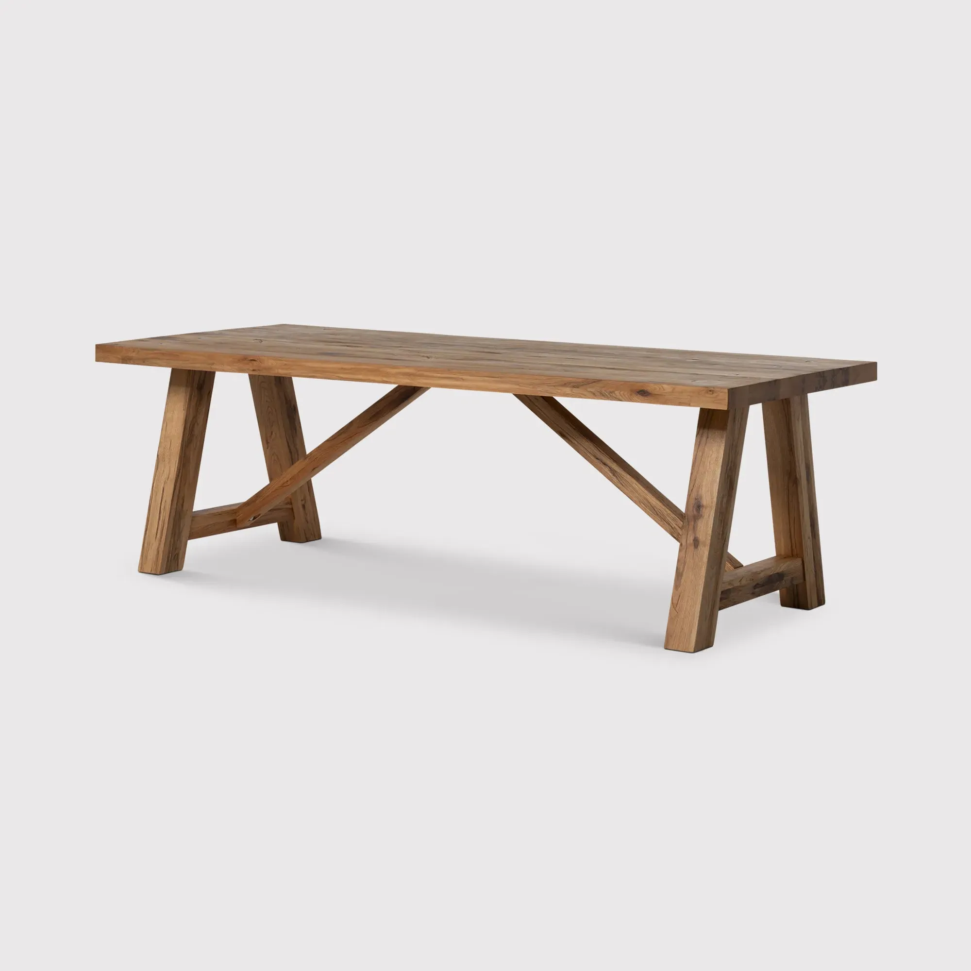 Pure Furniture Canterbury 240cm Dining Table - Brown, Oak