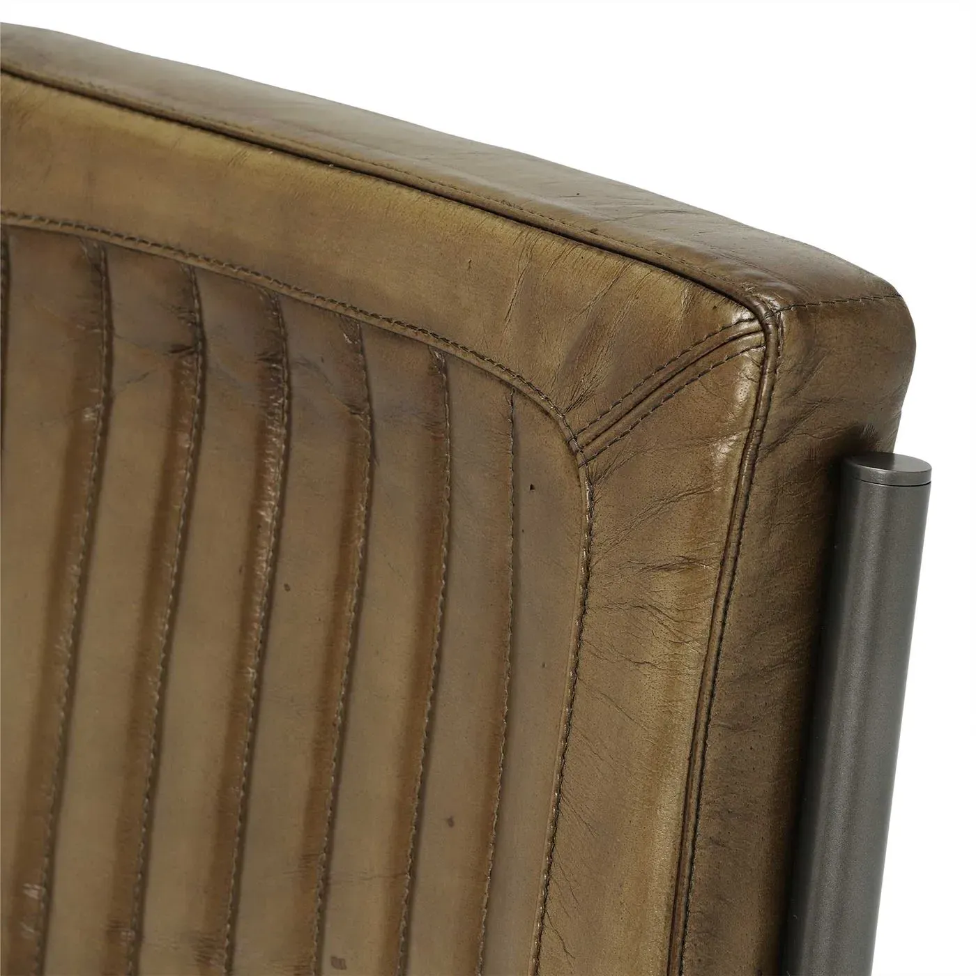 Pure Furniture Jensen Dining Chair - Green, Leather