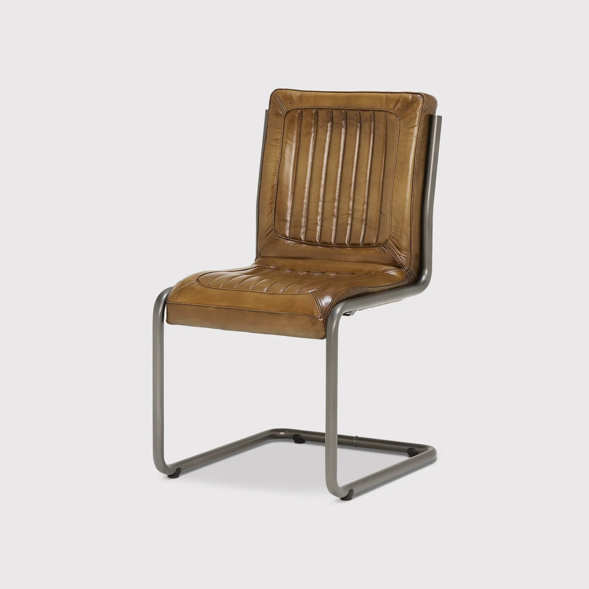 Pure Furniture Jensen Dining Chair - Green, Leather image