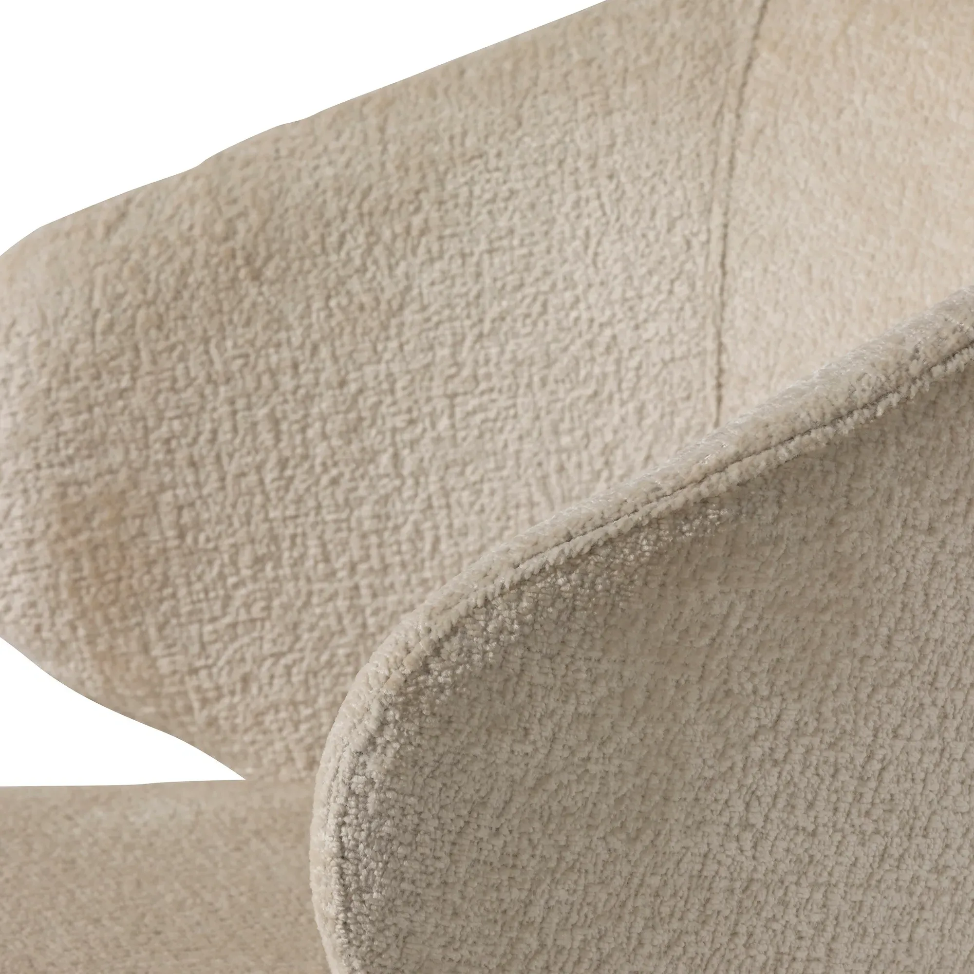 Pure Furniture Minerva Dining Chair with Wooden Legs - Neutral