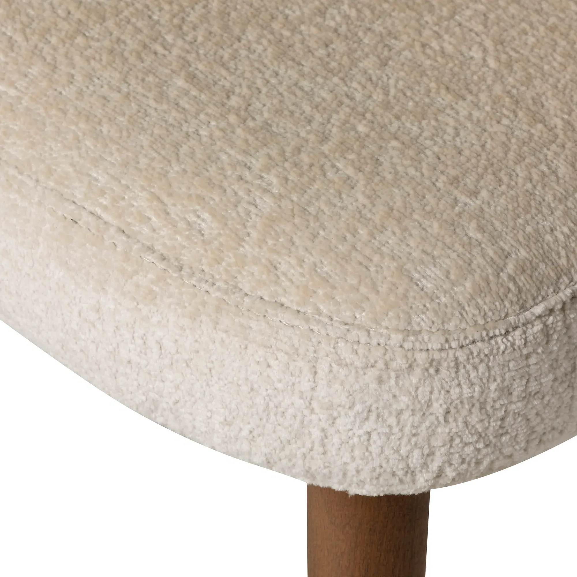 Pure Furniture Minerva Dining Chair with Wooden Legs - Neutral