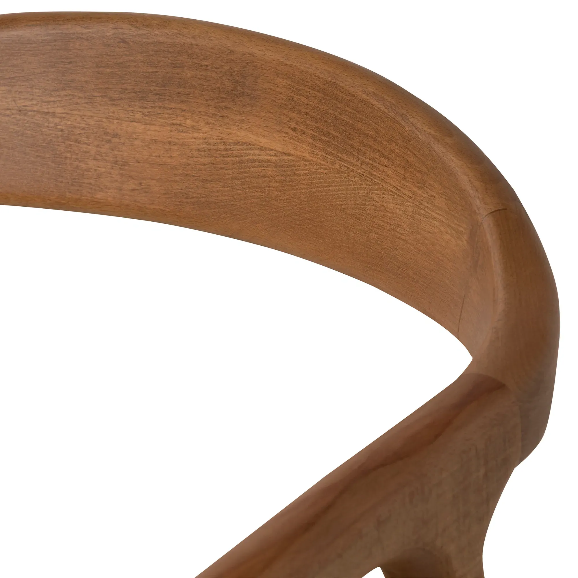 Pure Furniture Nelda Dining Chair with Arms - Brown, Wood