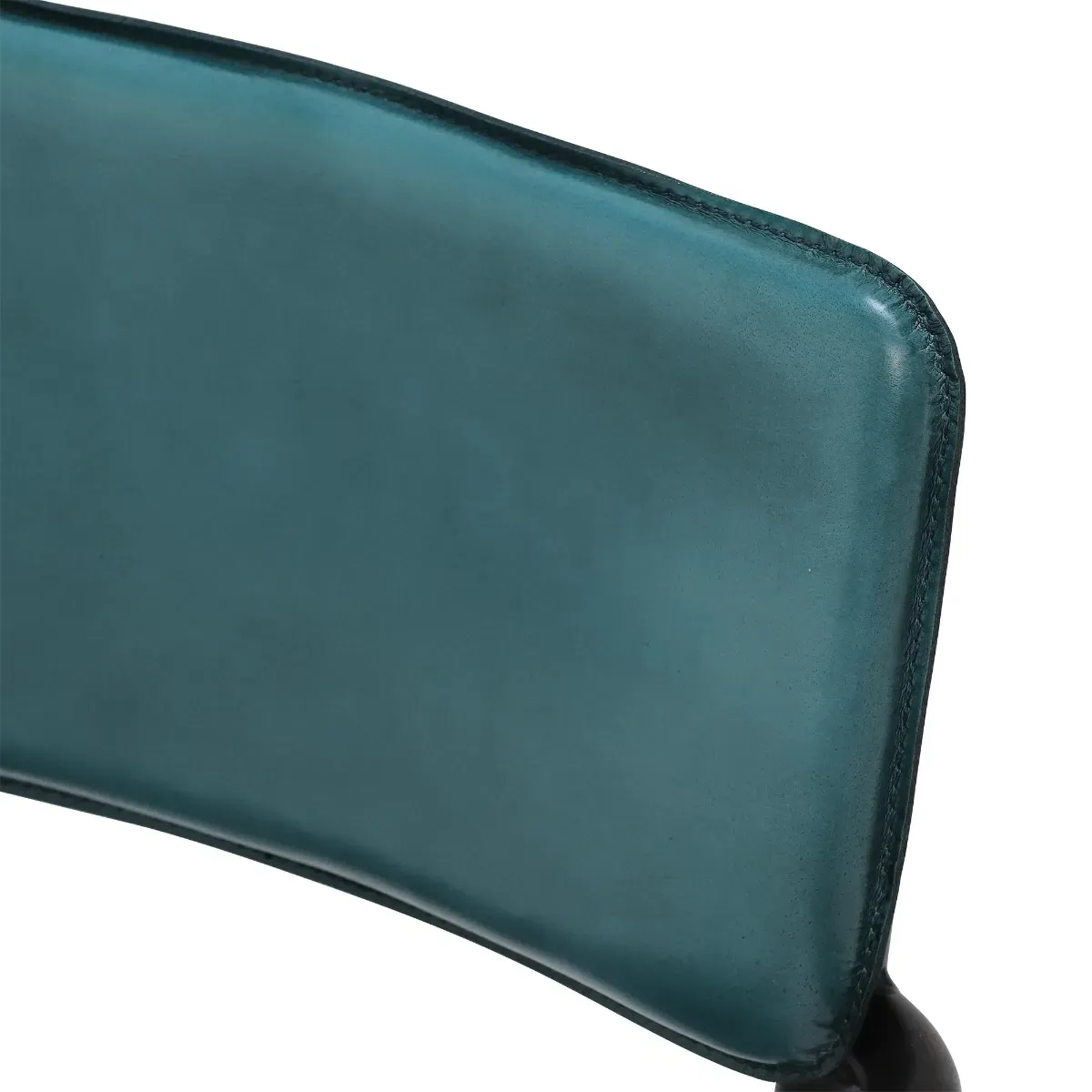 Pure Furniture Twyford Dining Chair with Arms - Blue, Leather