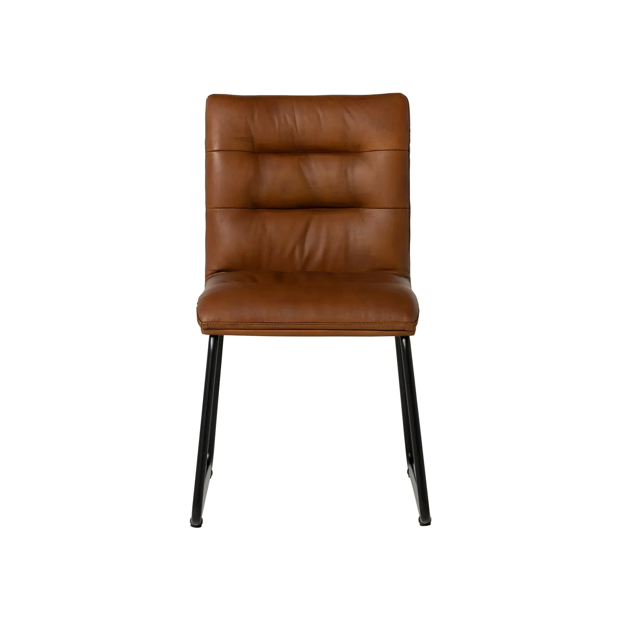Pure Furniture Zena Dining Chair - Brown, Leather