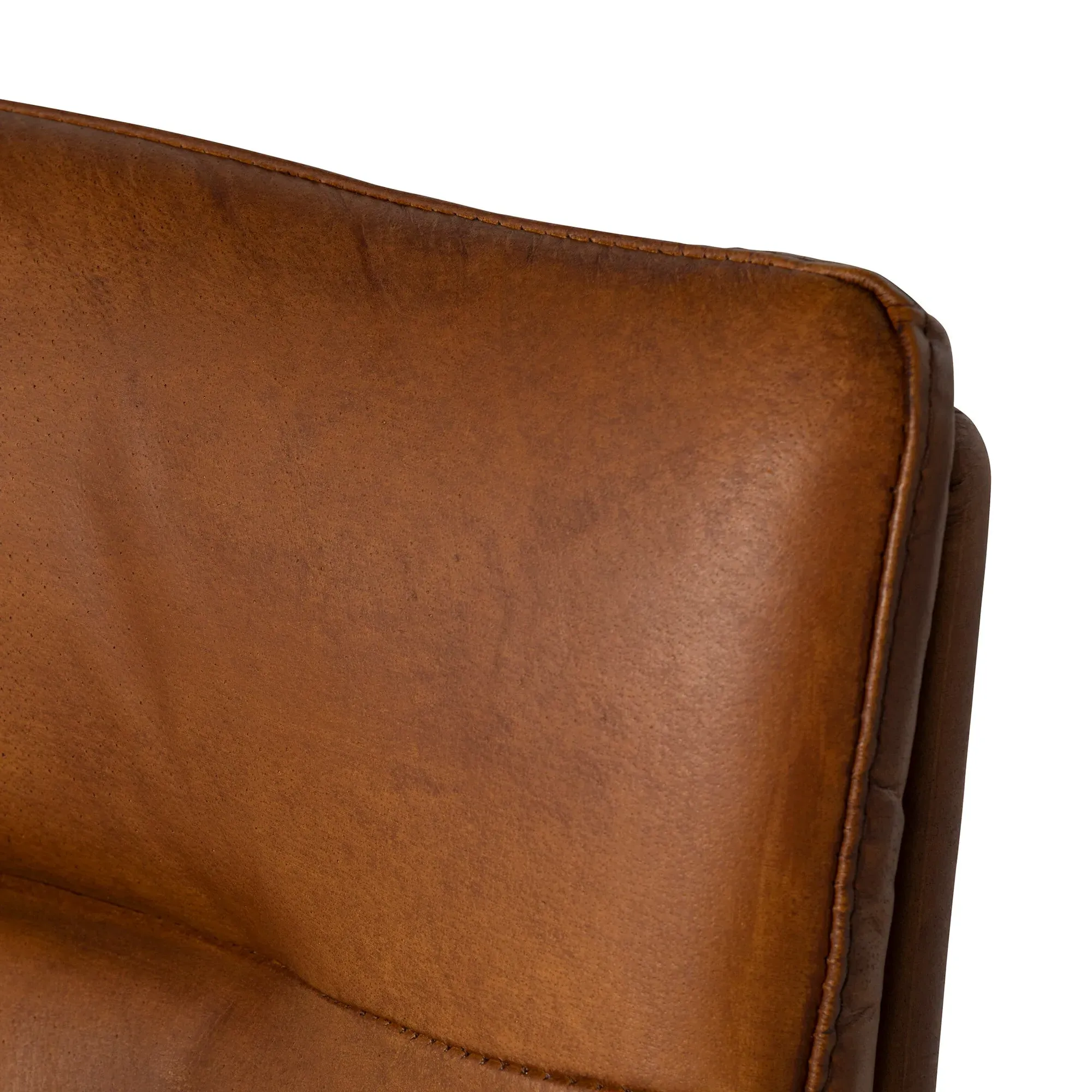 Pure Furniture Zena Dining Chair - Brown, Leather