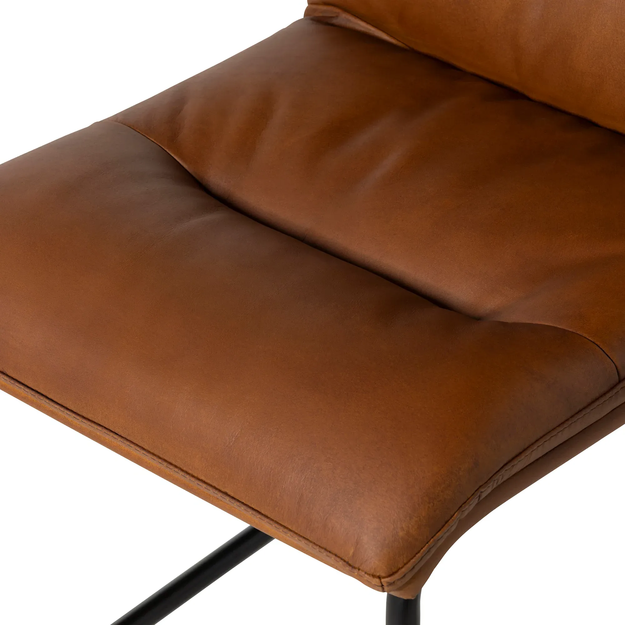 Pure Furniture Zena Dining Chair - Brown, Leather