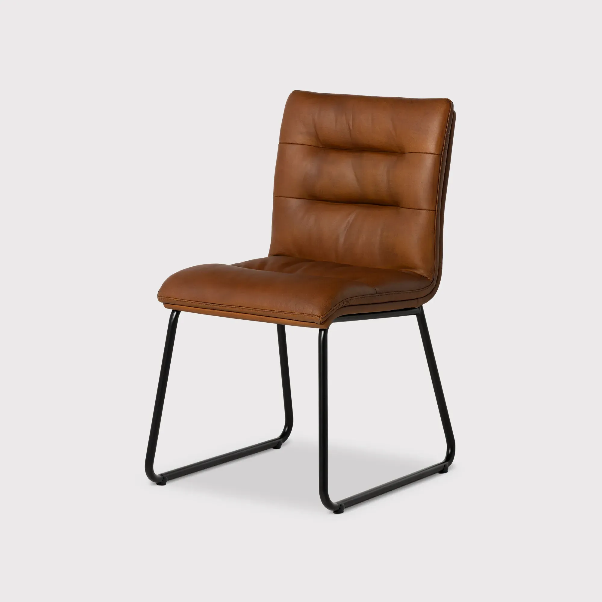 Pure Furniture Zena Dining Chair - Brown, Leather image
