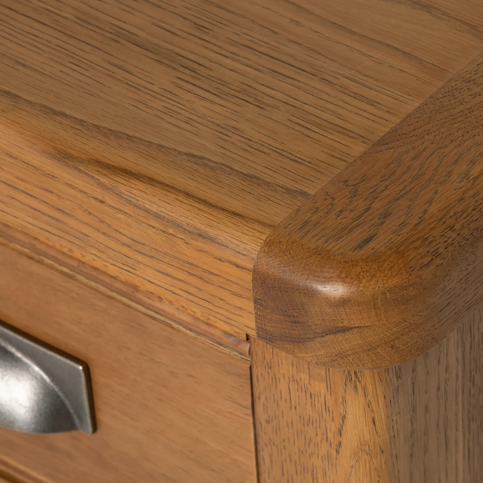 Raithwaite Large Bedside Cabinet - Brown, Oak