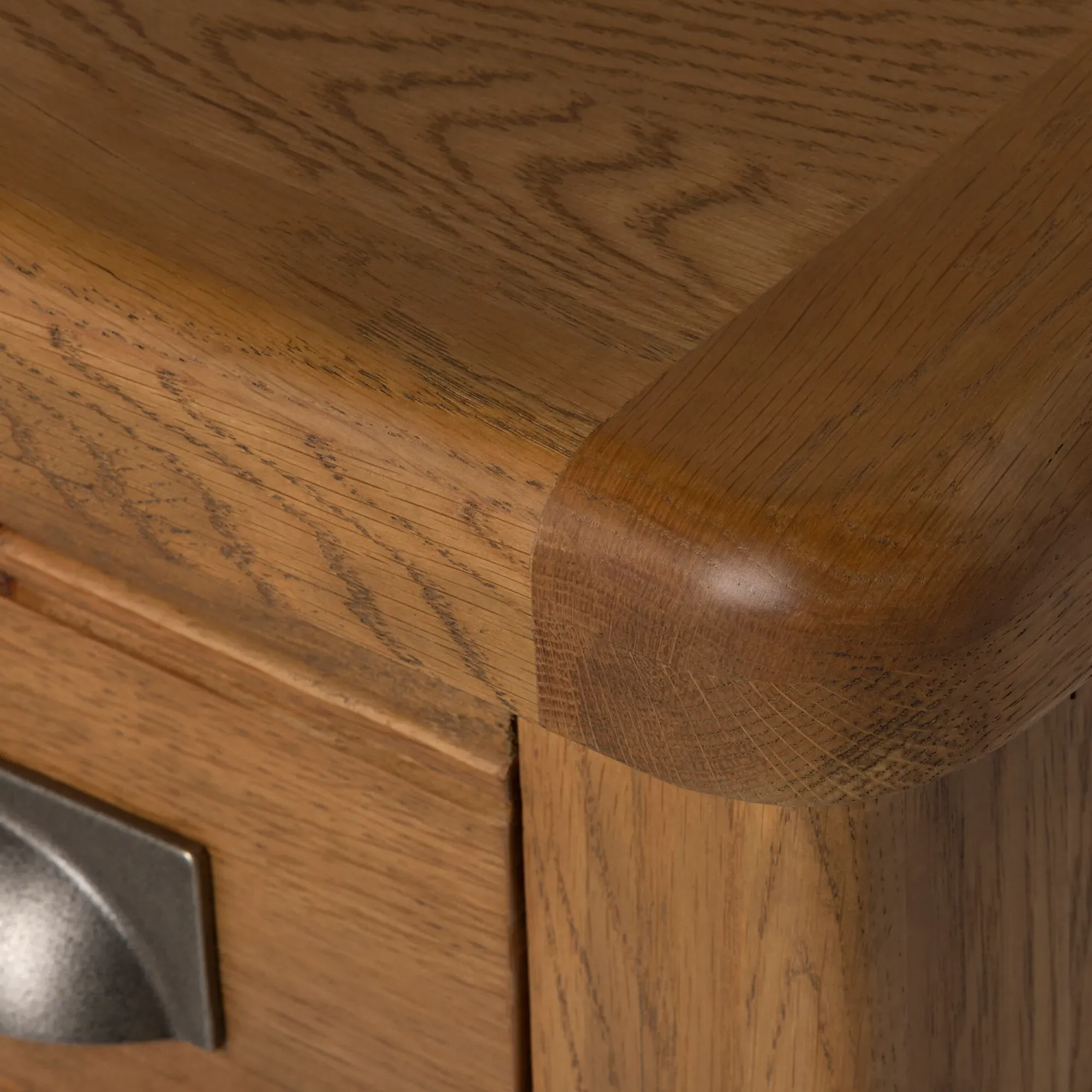 Raithwaite Small Bedside Cabinet - Brown, Oak