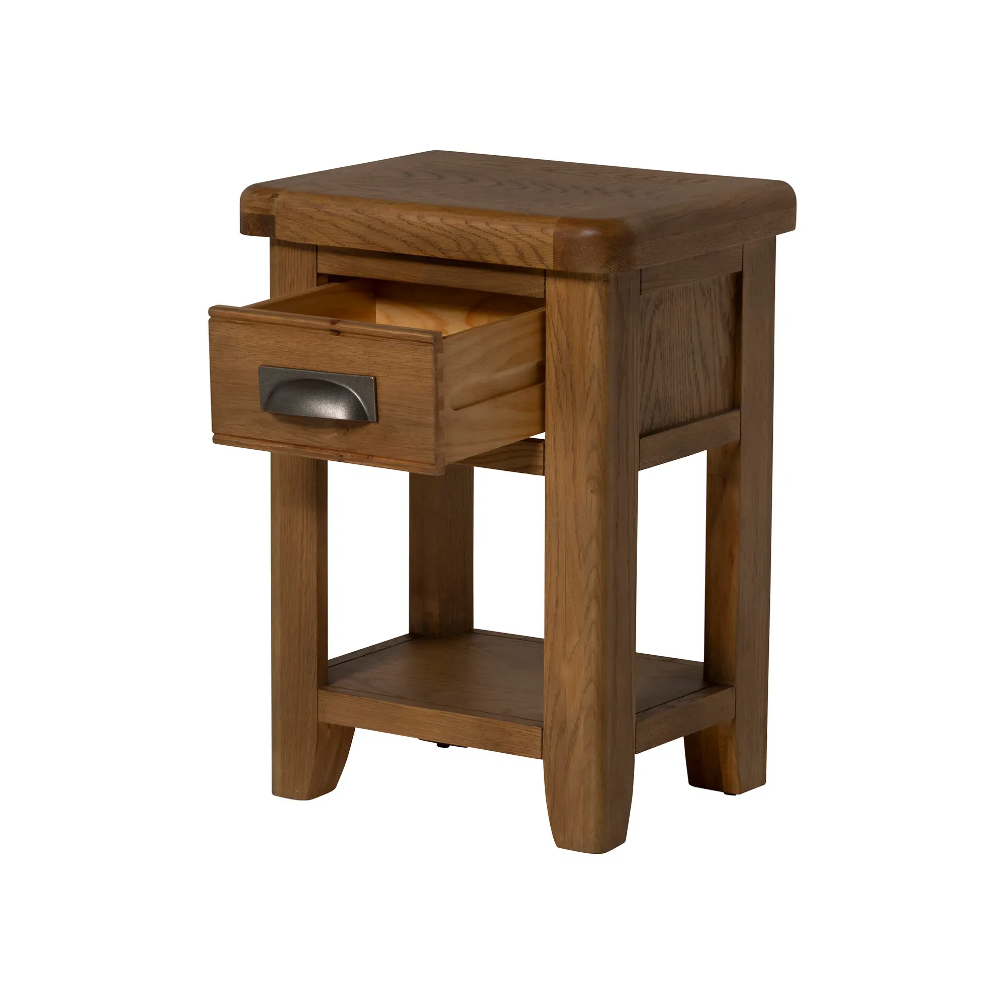 Raithwaite Small Bedside Cabinet - Brown, Oak