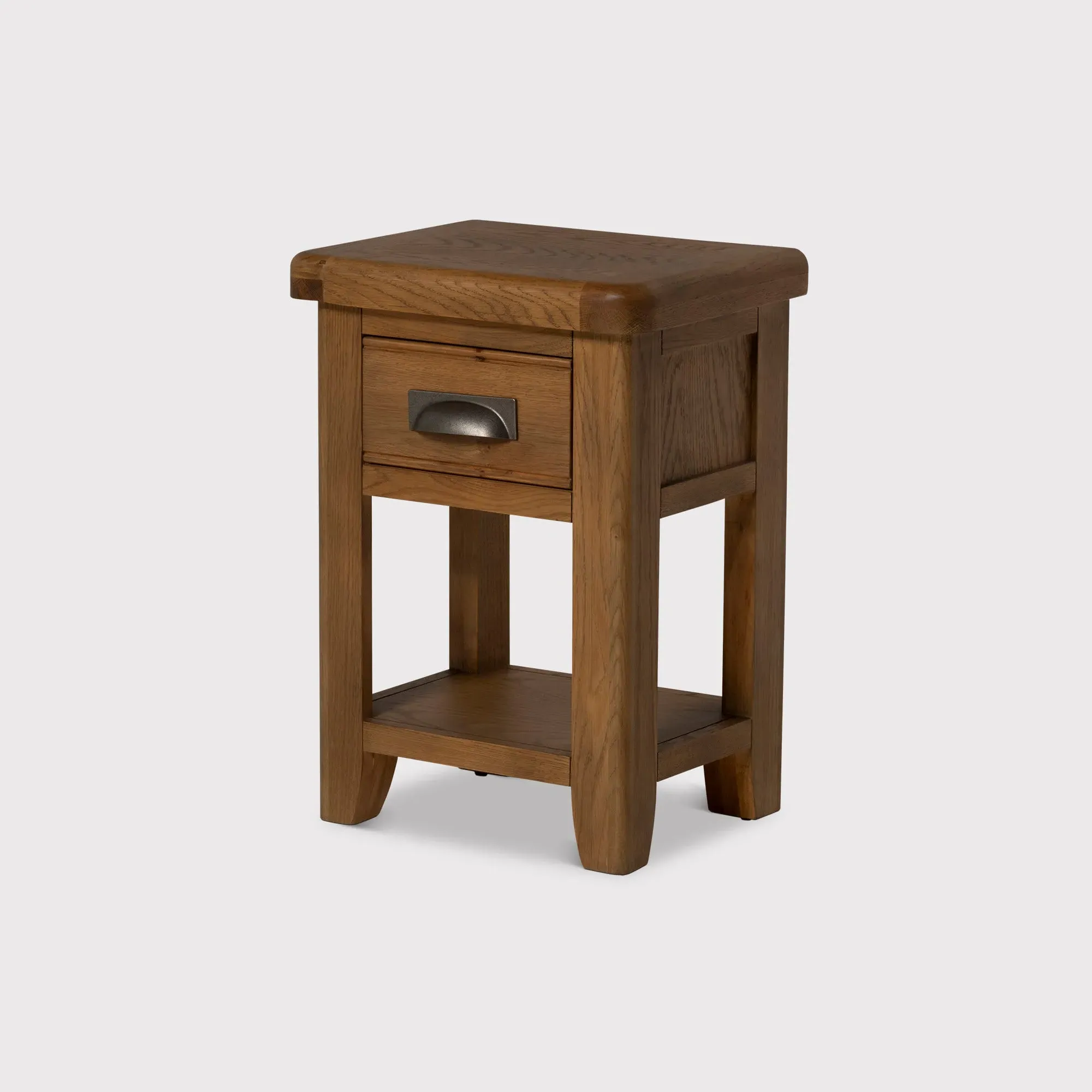 Raithwaite Small Bedside Cabinet - Brown, Oak image