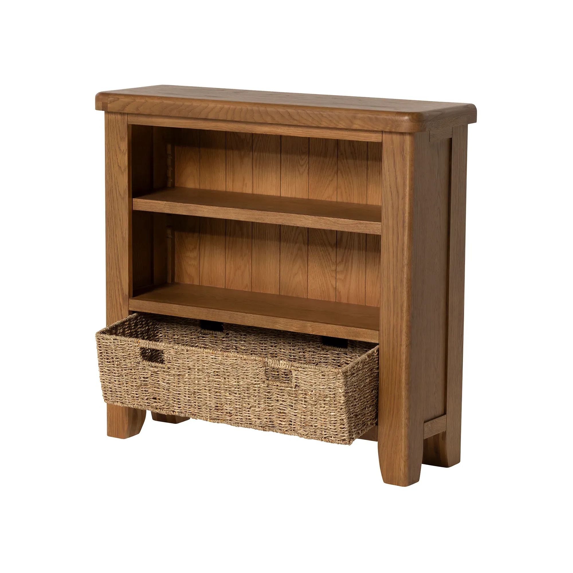 Raithwaite Small Bookcase - Brown Oak