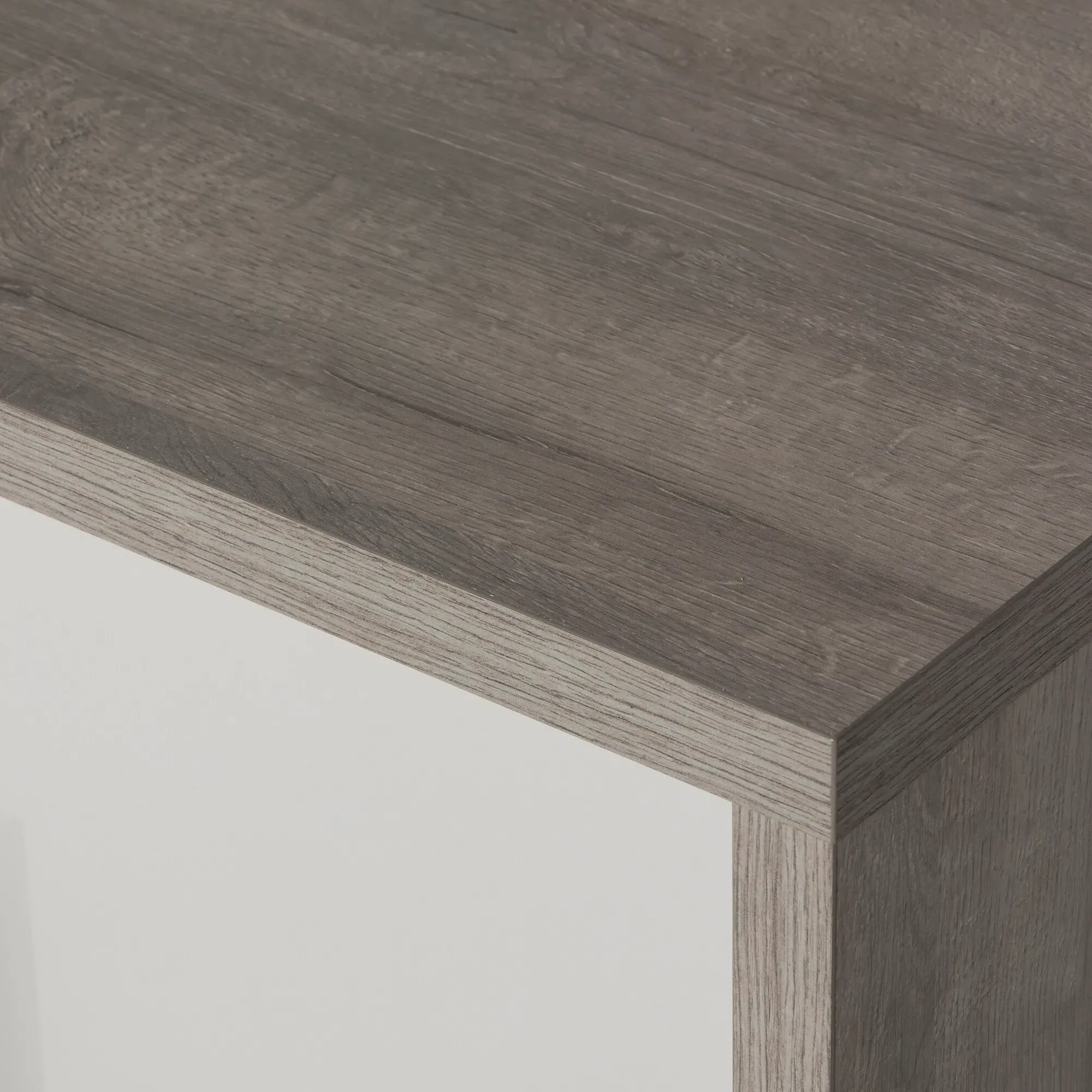 Rania 6 Drawer Dresser with Mirror - Grey, Oak