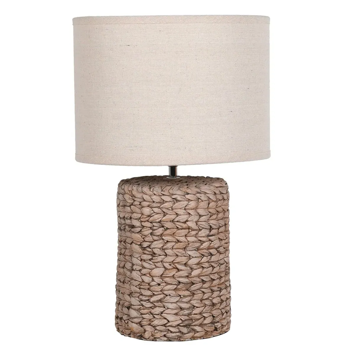 Rattan Table Lamp - Wood image