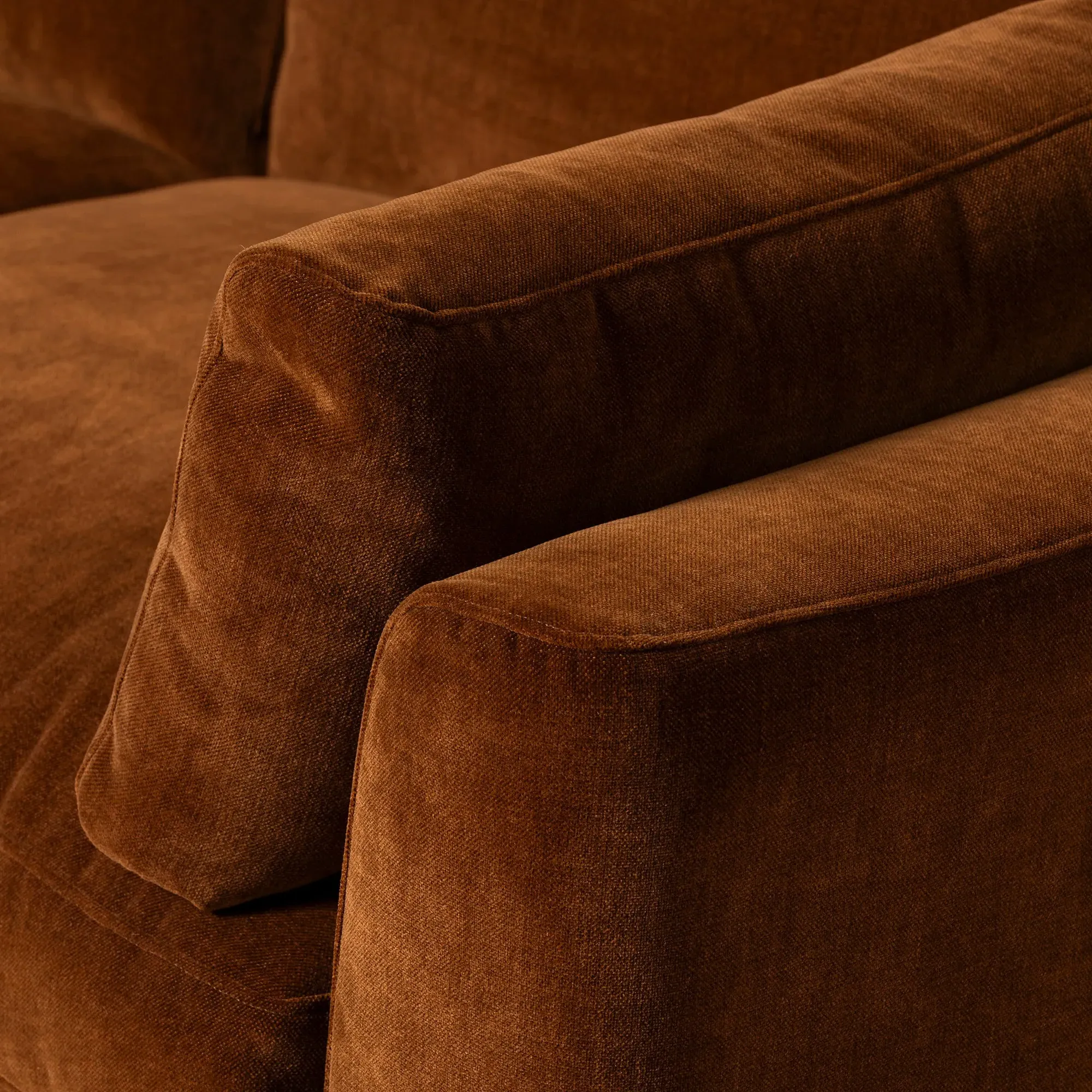 Redgrave Extra Large Sofa - Red, Fabric