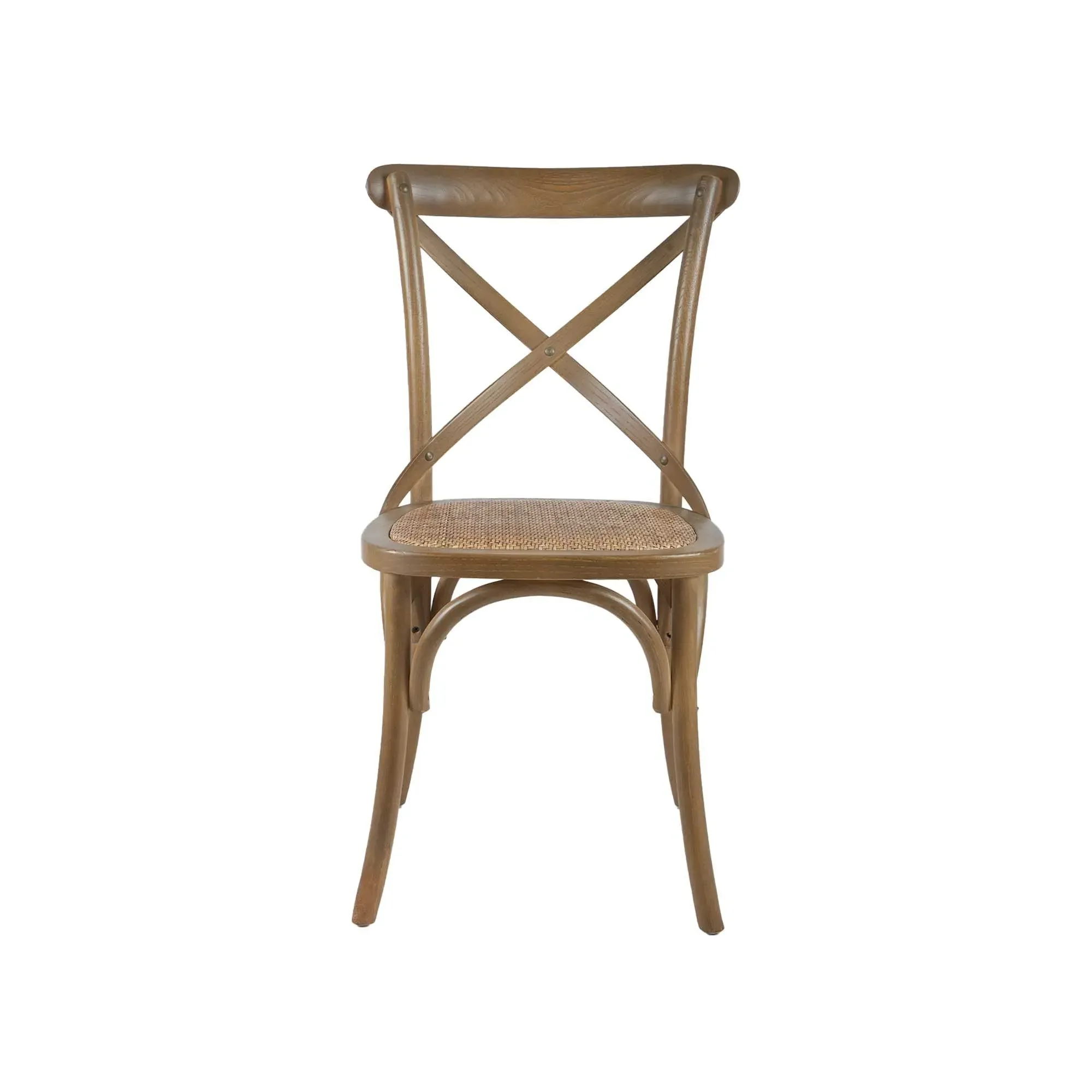 Reims Dining Chair - Brown, Rattan