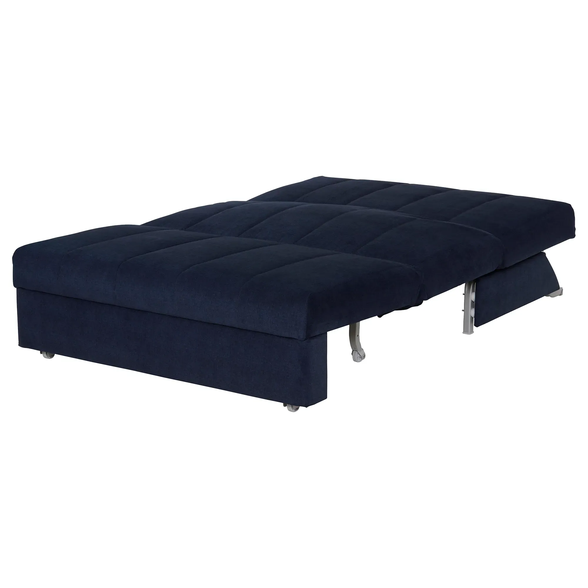 Reuben 120cm Sofa Bed - Blue, Fabric