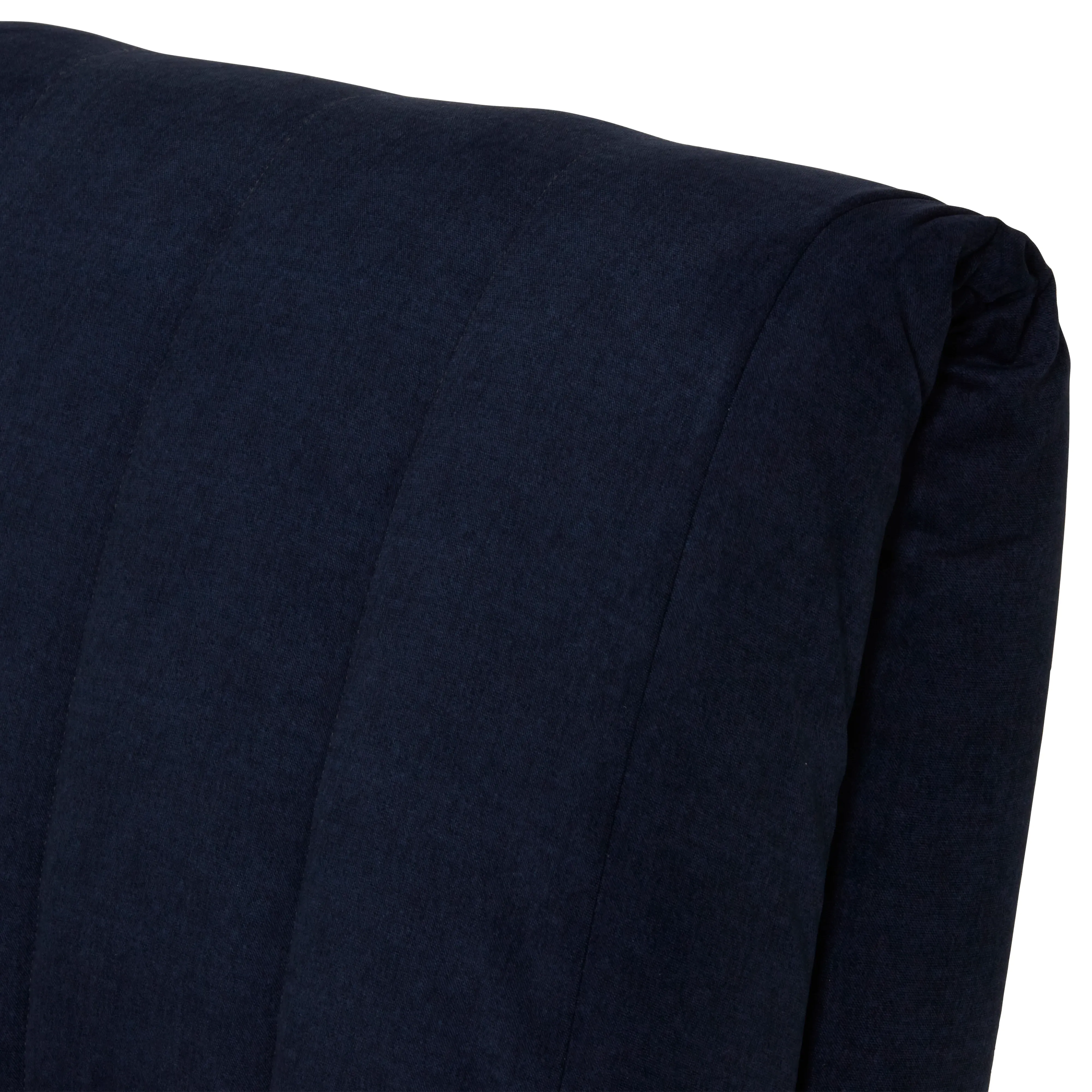 Reuben 80cm Chair Bed - Blue, Fabric