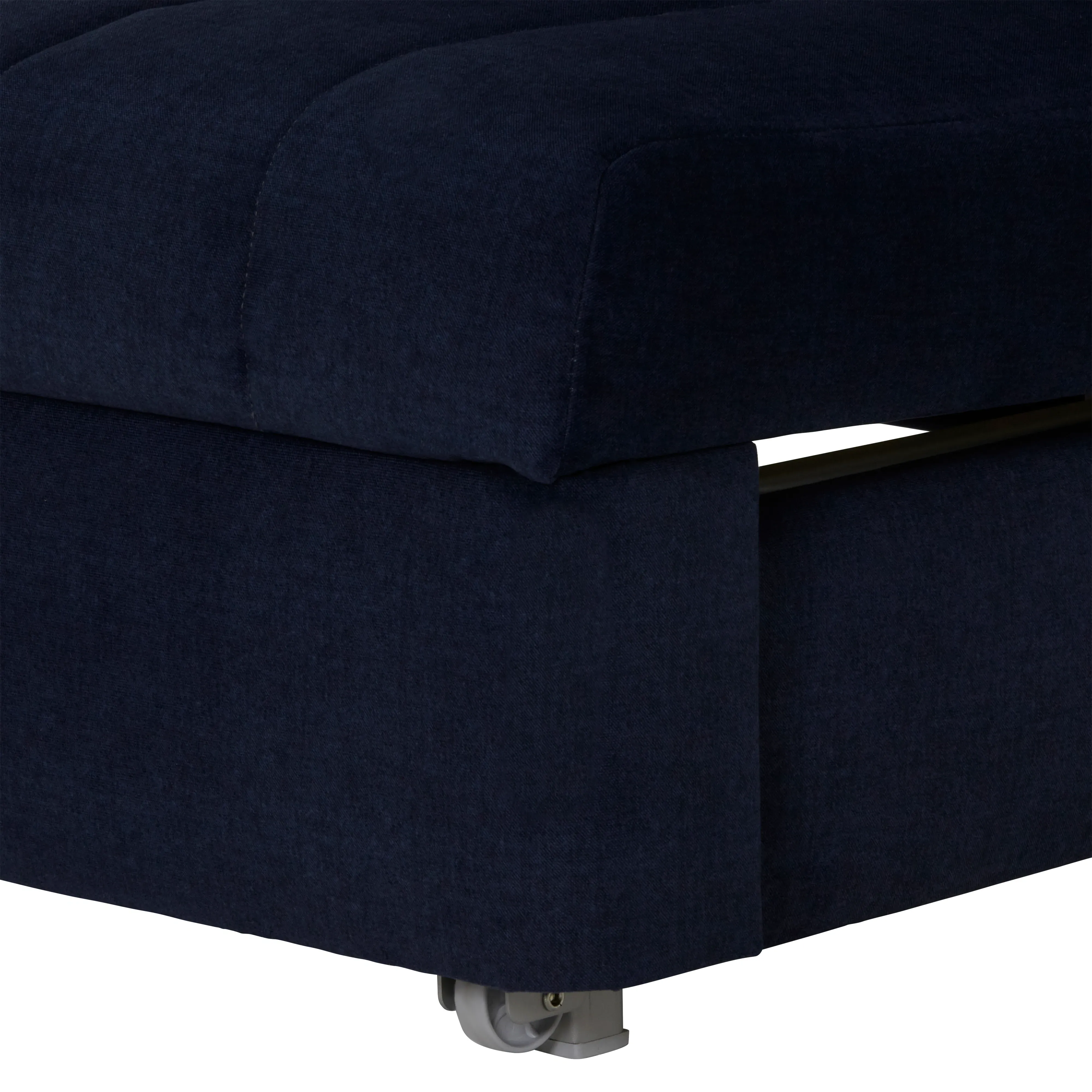 Reuben 80cm Chair Bed - Blue, Fabric