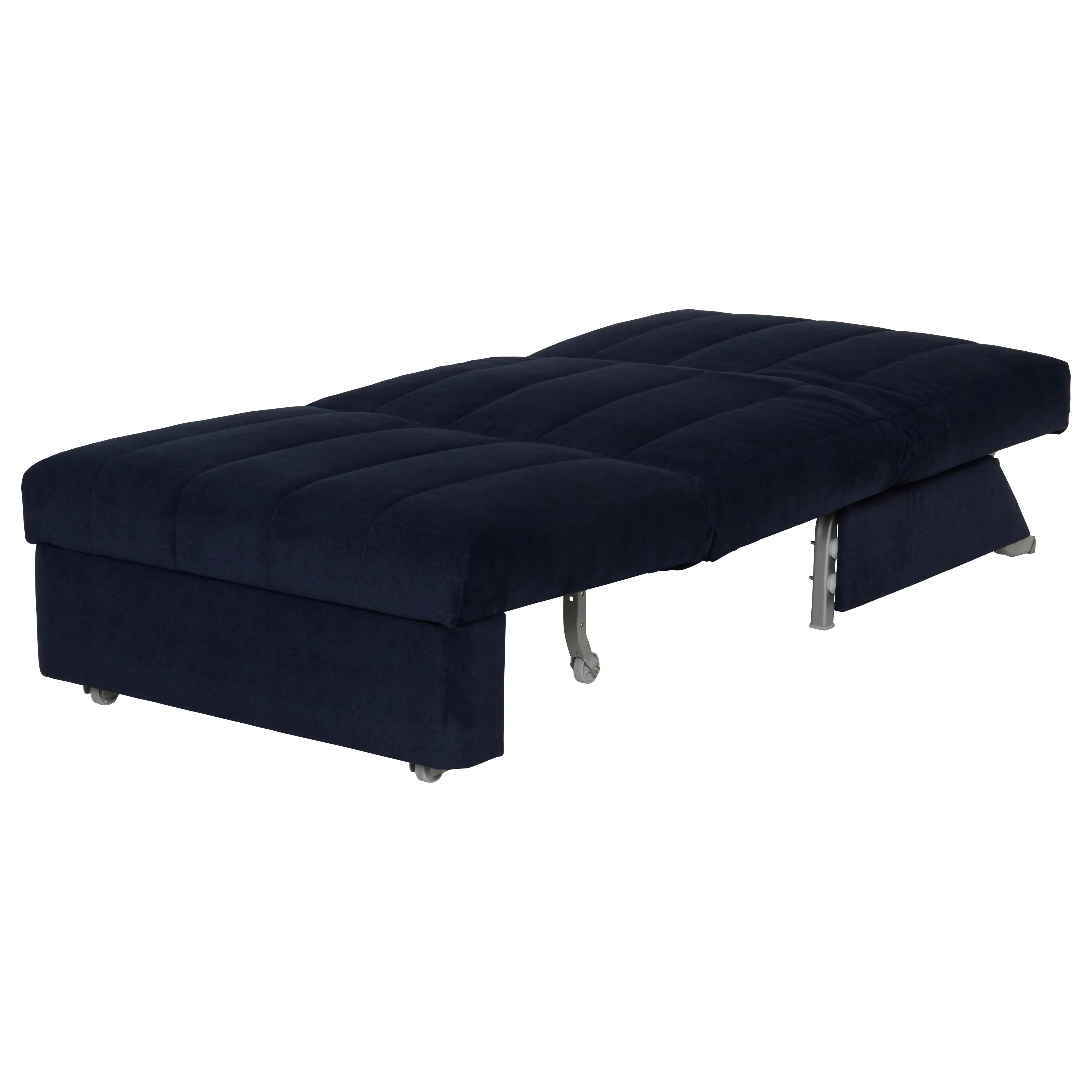 Reuben 80cm Chair Bed - Blue, Fabric