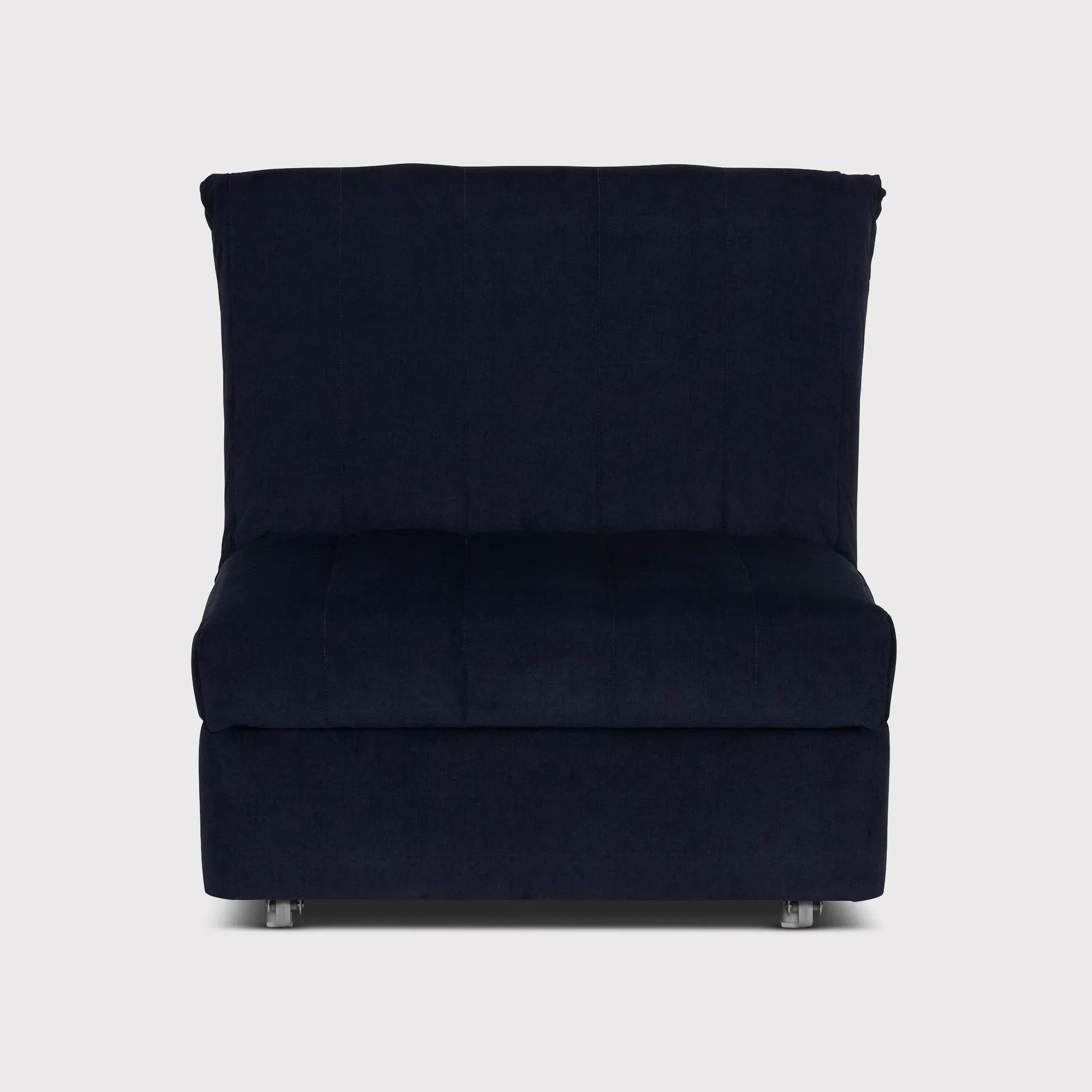 Reuben 80cm Chair Bed - Blue, Fabric image