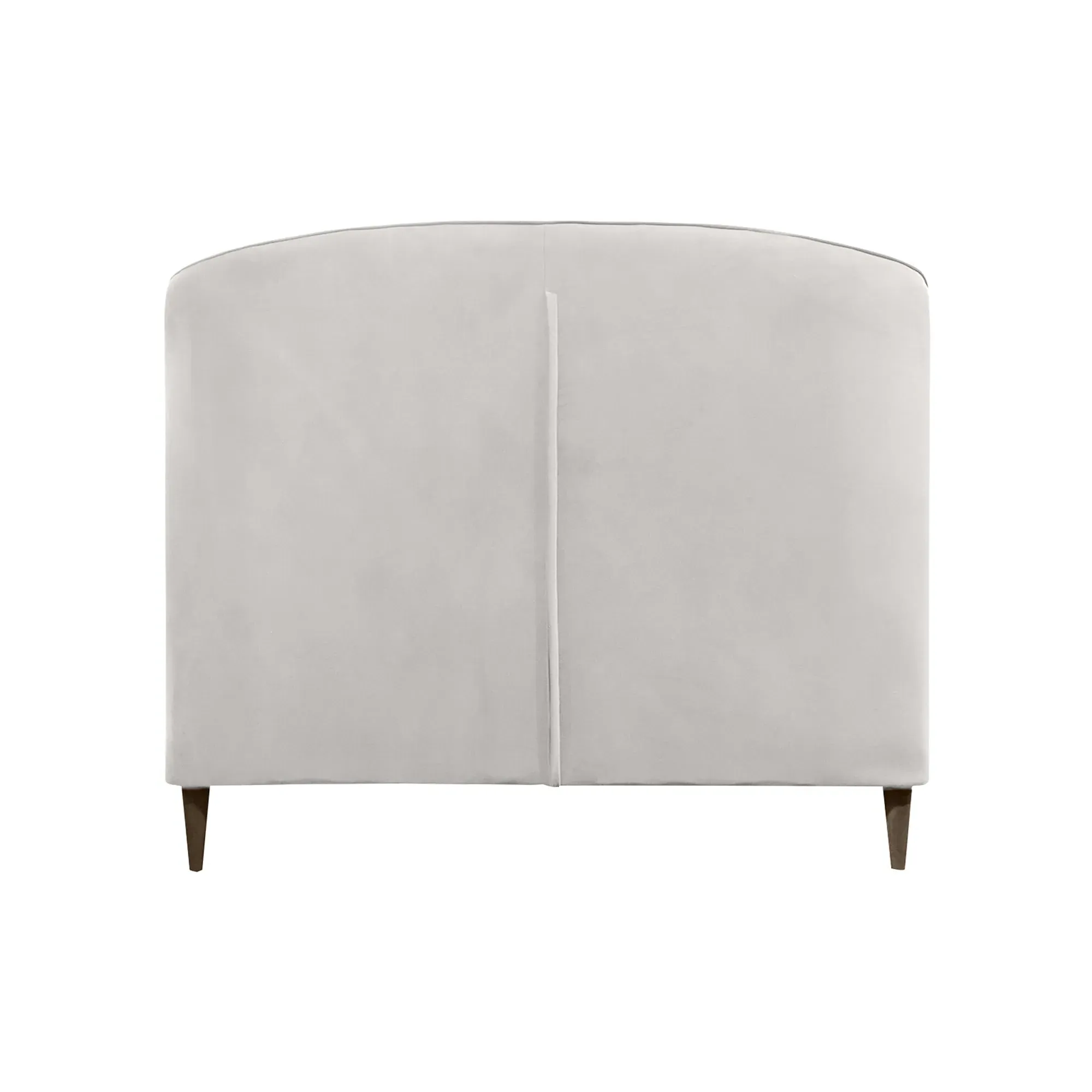 Reyes Double Bed Frame - Grey, Fabric