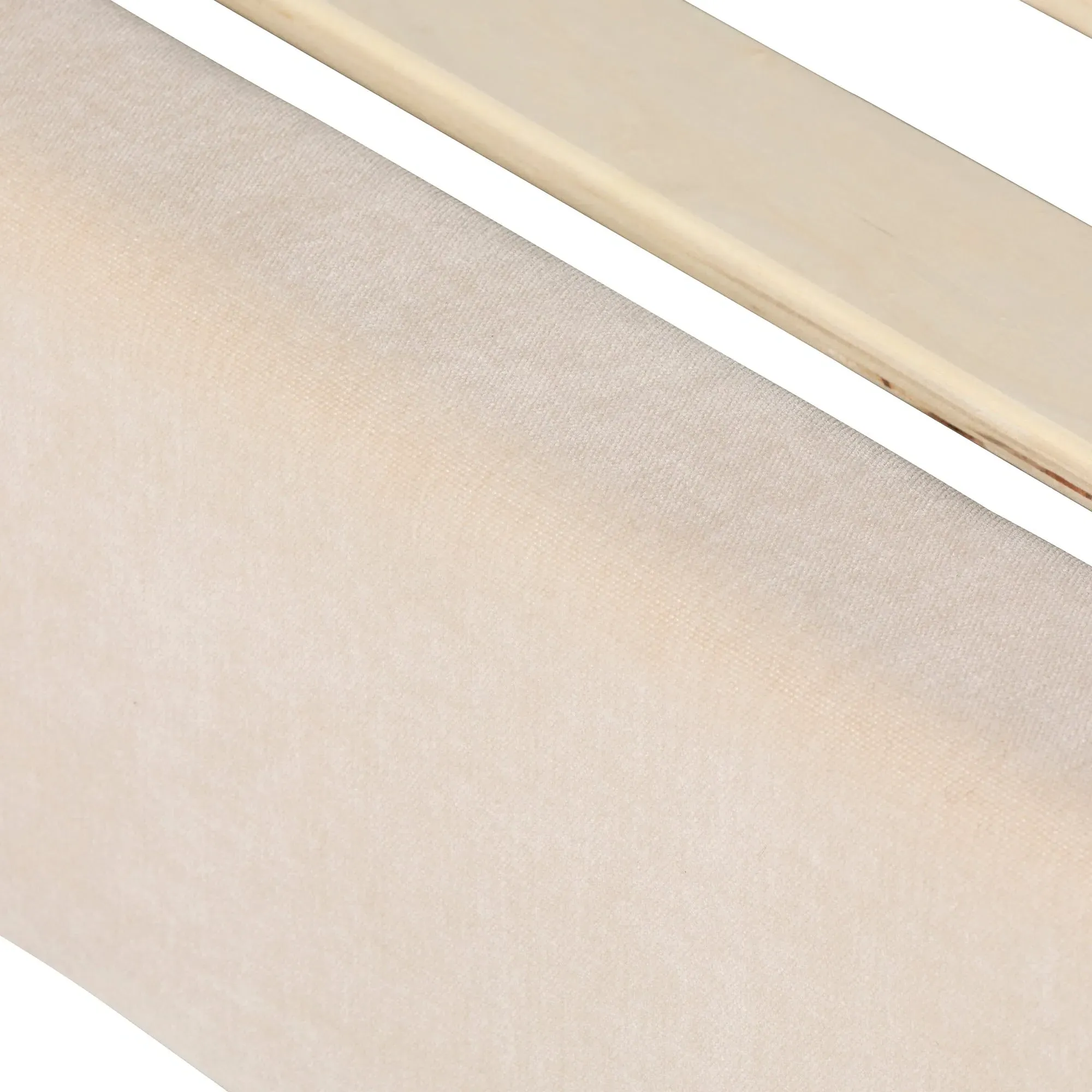 Reyes King Size Bed Frame - Grey, Fabric