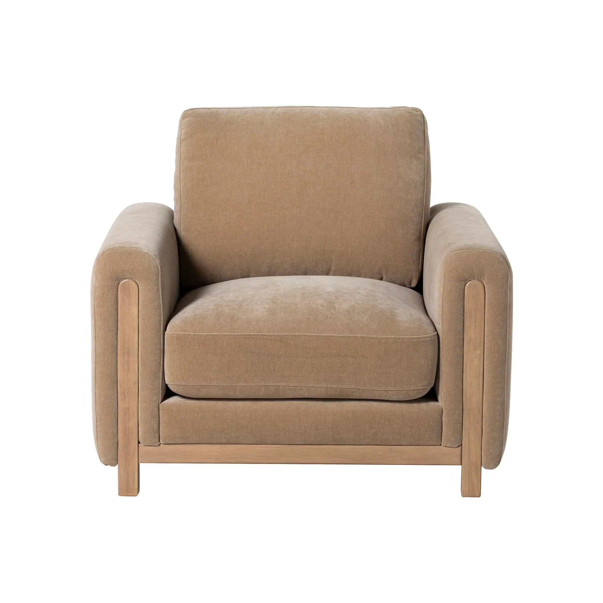 Reynard Armchair - Neutral, Eucalyptus Wood