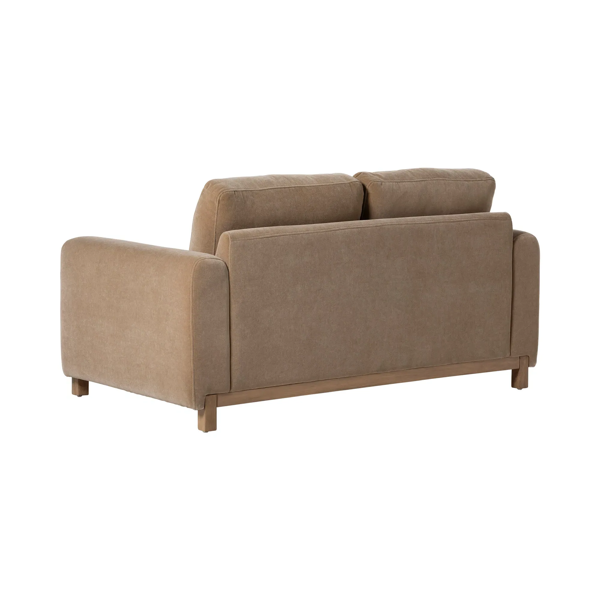 Reynard Loveseat Sofa - Neutral, Eucalyptus Wood