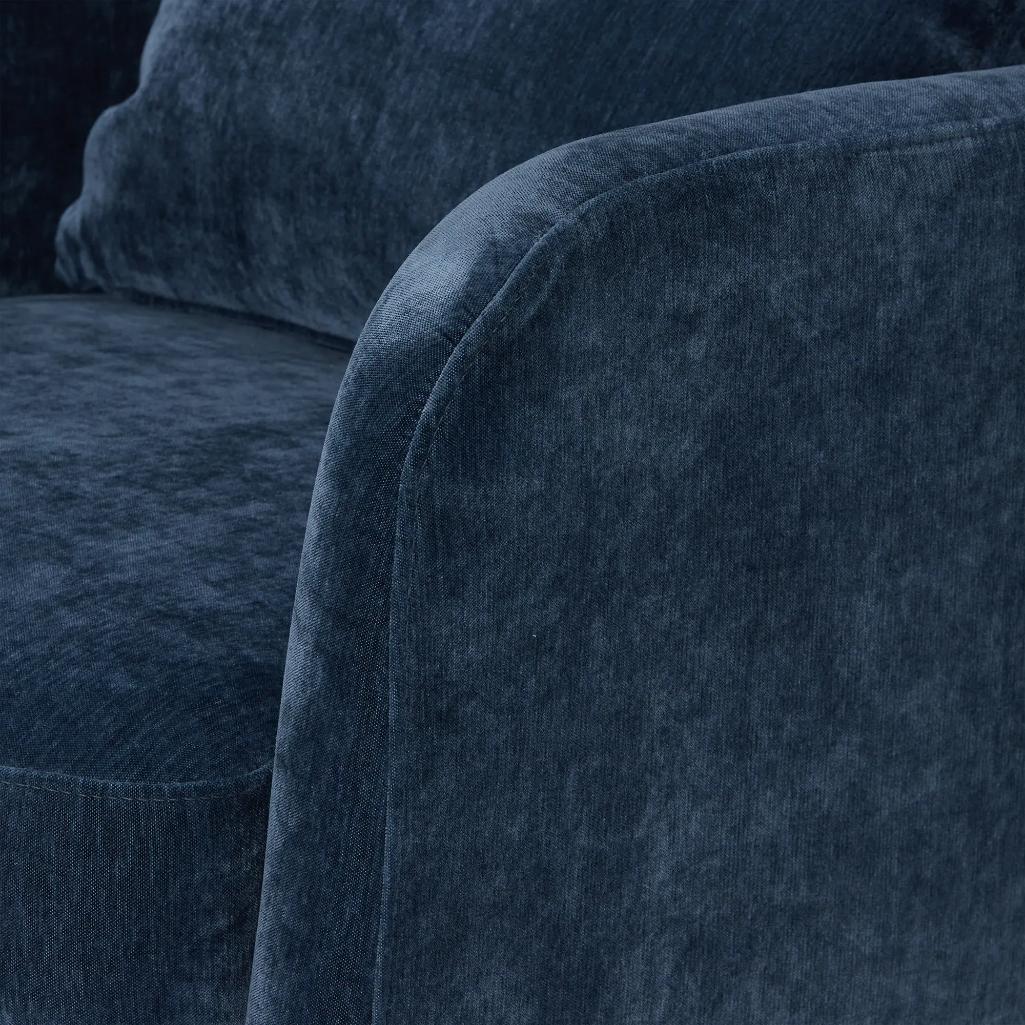 Ribera Armchair - Blue, Fabric