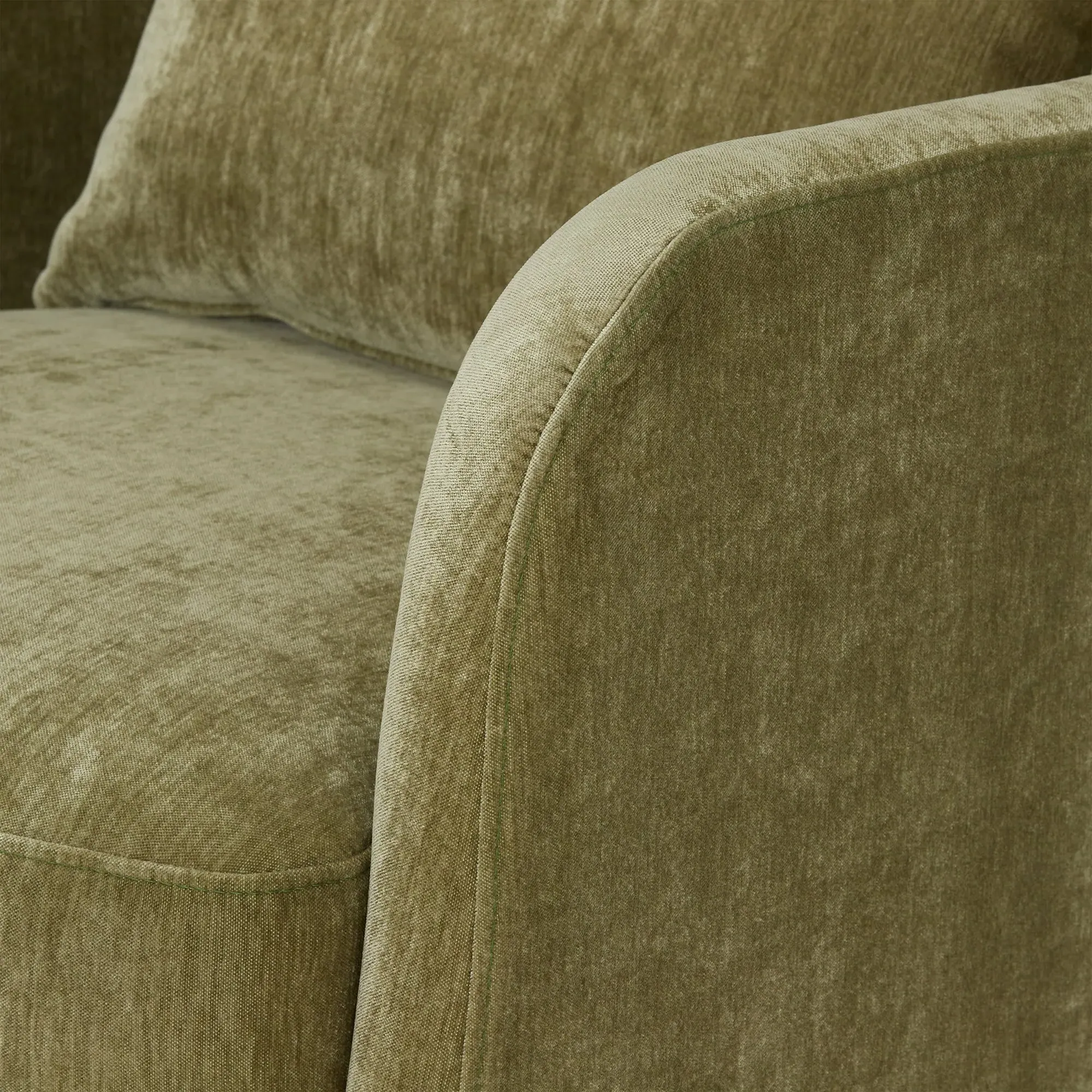 Ribera Armchair - Green, Fabric