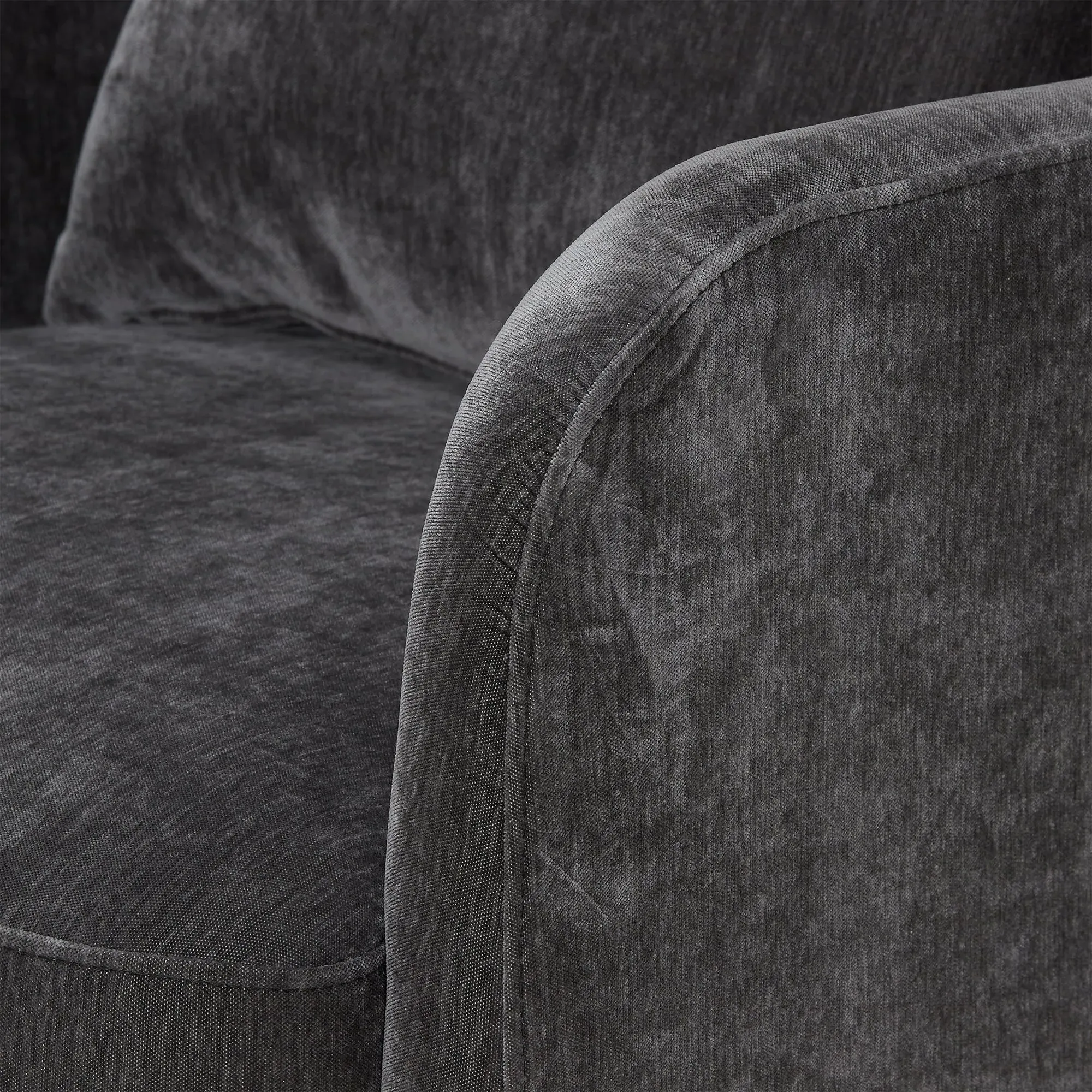Ribera Armchair - Grey, Fabric