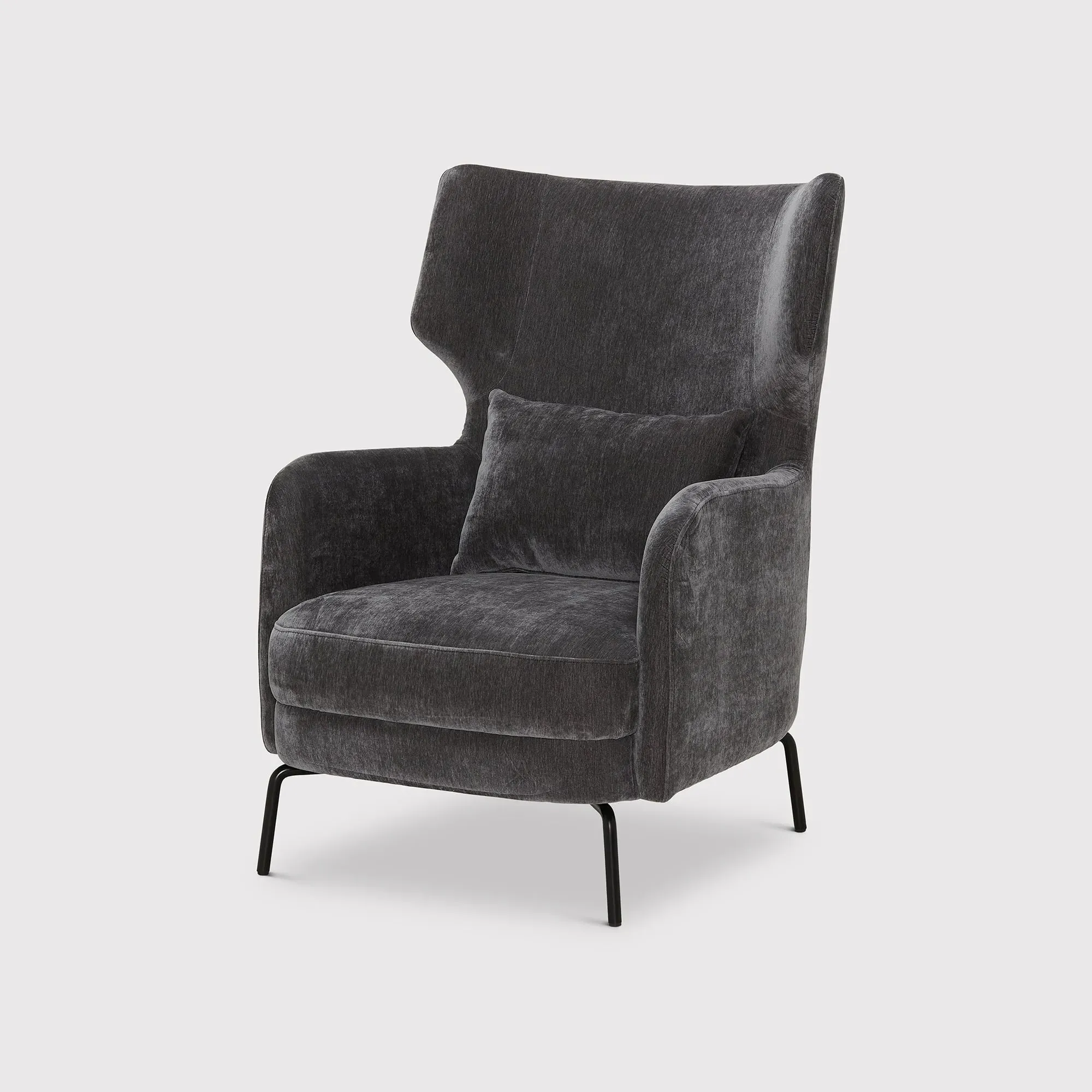Ribera Armchair - Grey, Fabric